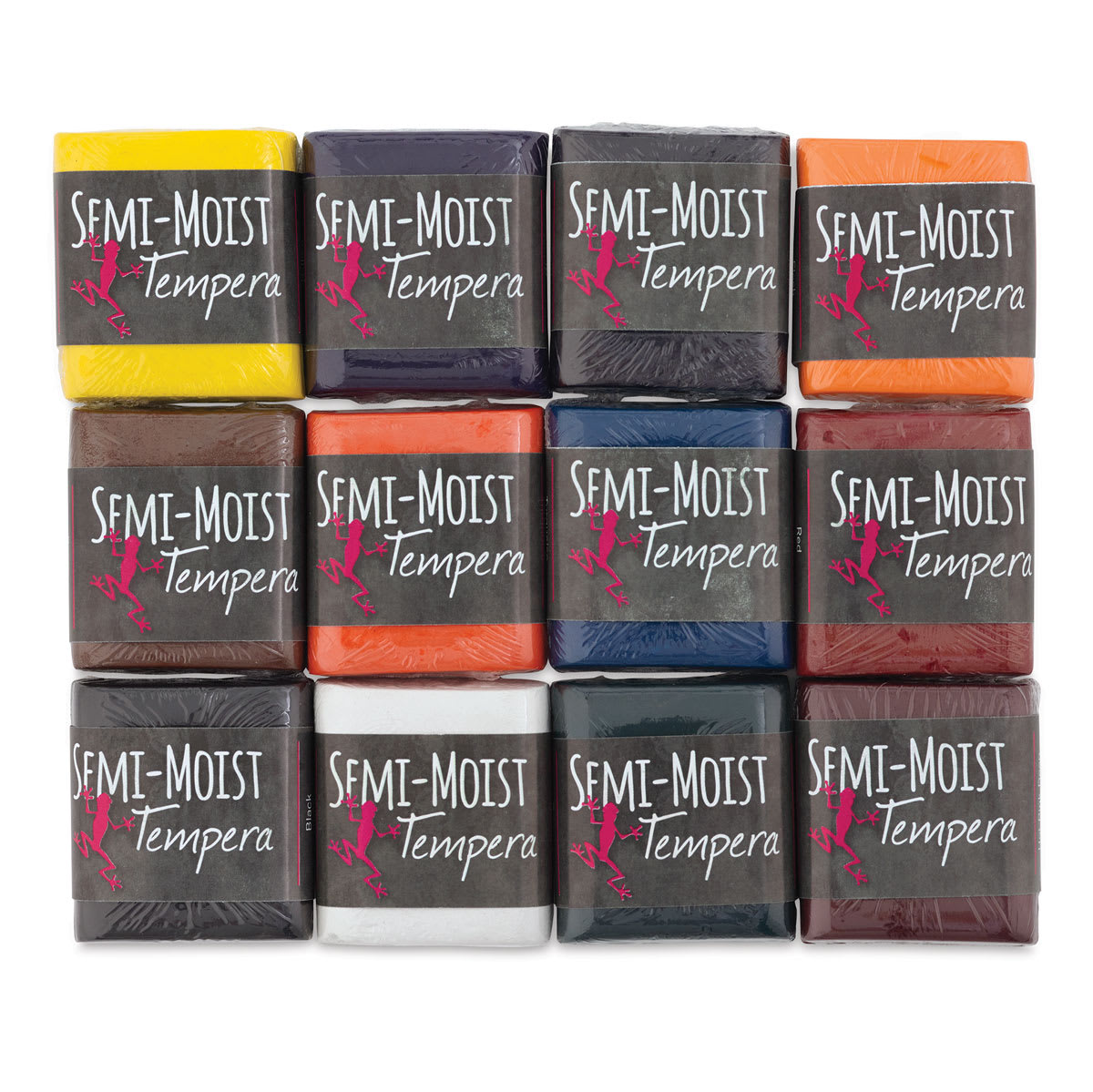 Richeson Semi-Moist Tempera Cake - 12-Color Refill Pack