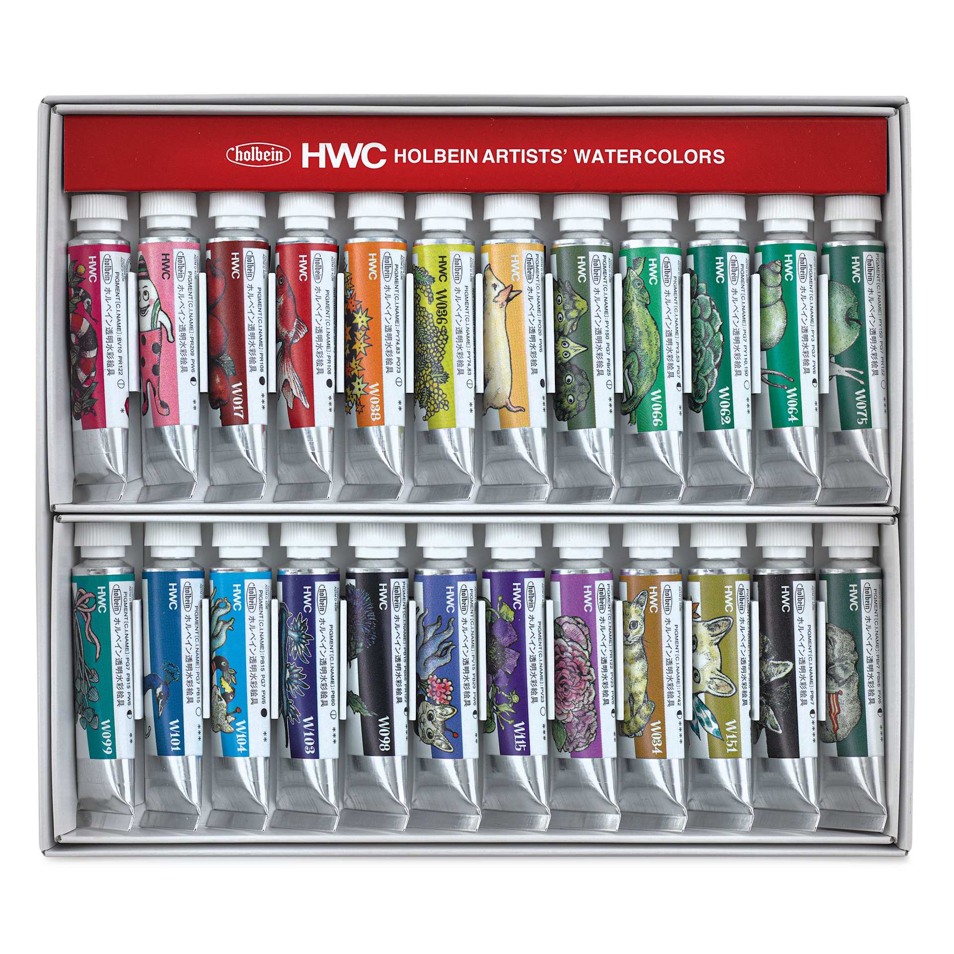 Holbein Artists' Watercolor - Yuko Higuchi, Set of 24 | BLICK Art