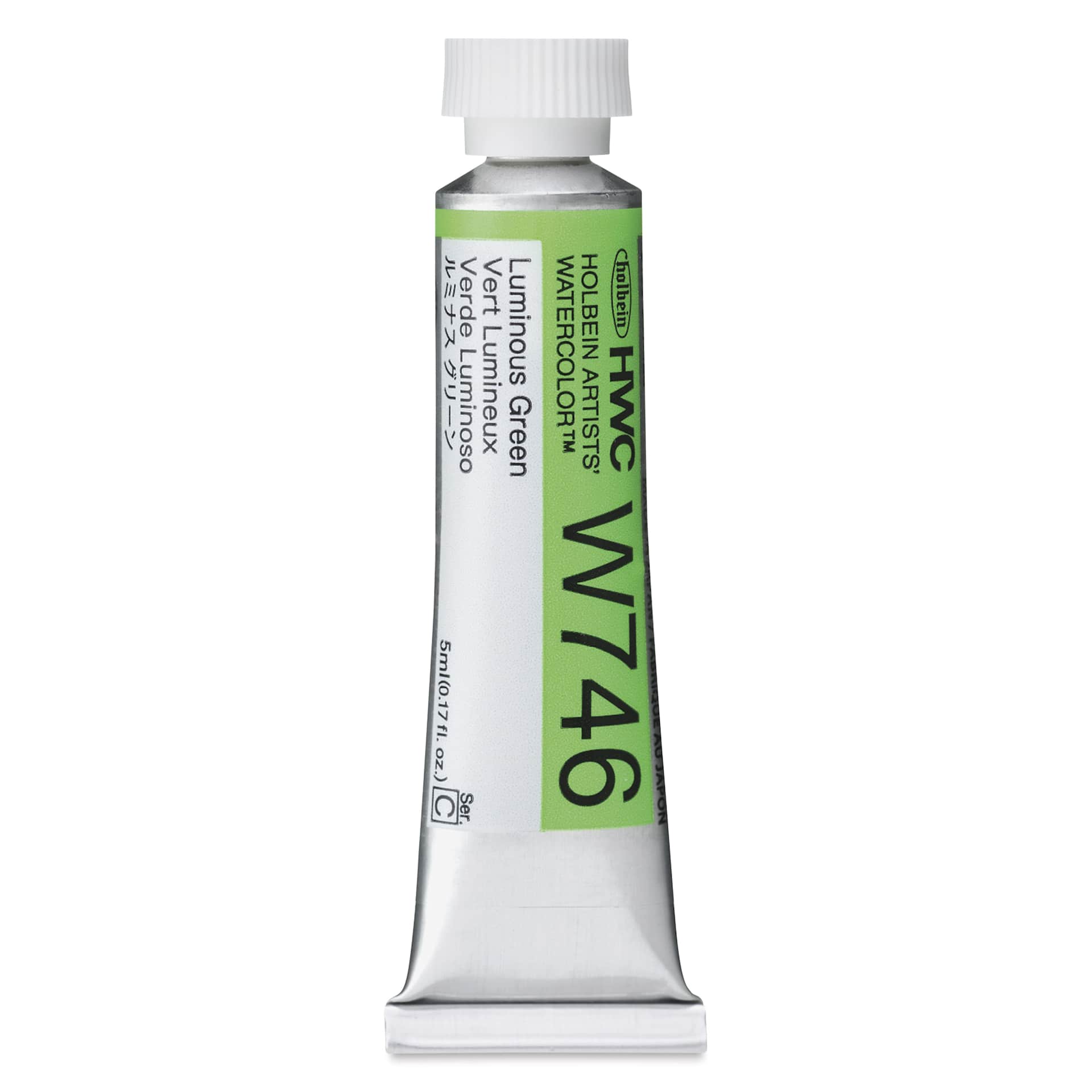 Holbein Artists' Watercolor - Luminous Green, 5 ml Tube