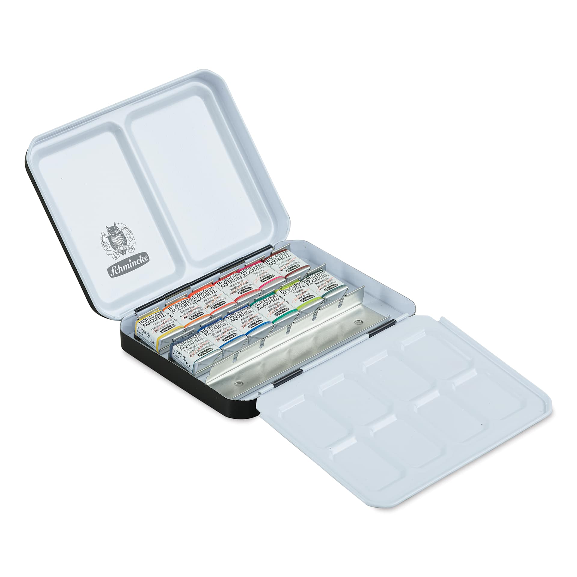 Schmincke Horadam Aquarell Watercolor Pans - Set of 12, Floral