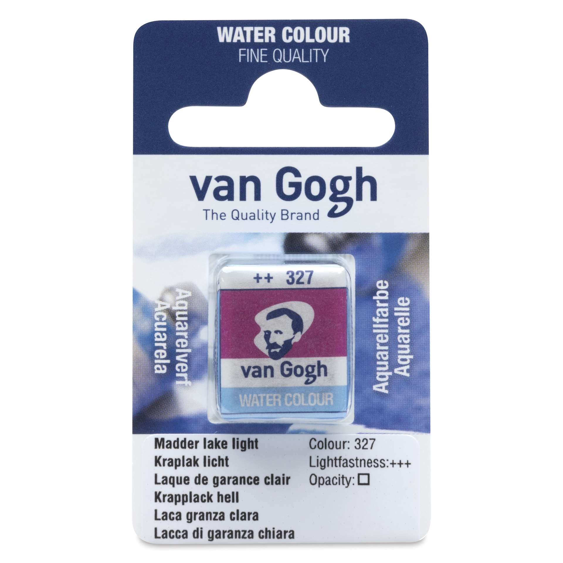 Van Gogh Watercolor Half Pan - Madder Lake Light