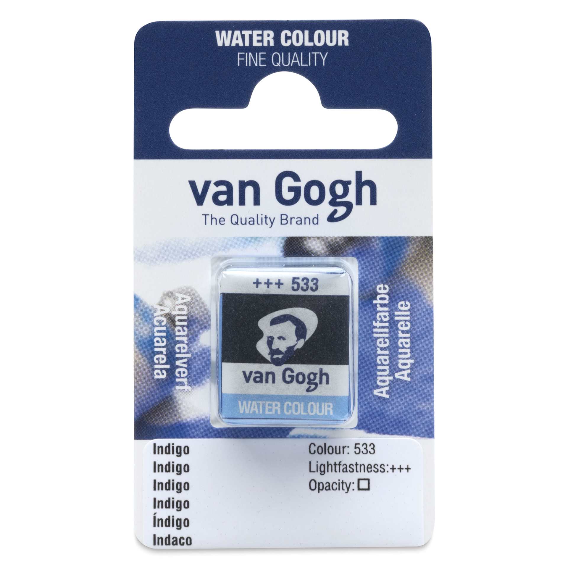 Van Gogh Watercolor Half Pan - Indigo