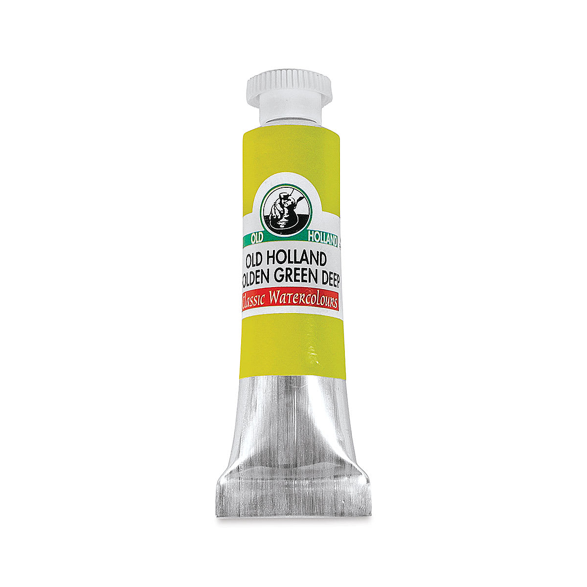 Old Holland Classic Artist Watercolor - Old Holland Golden Green Deep, 6 ml tube