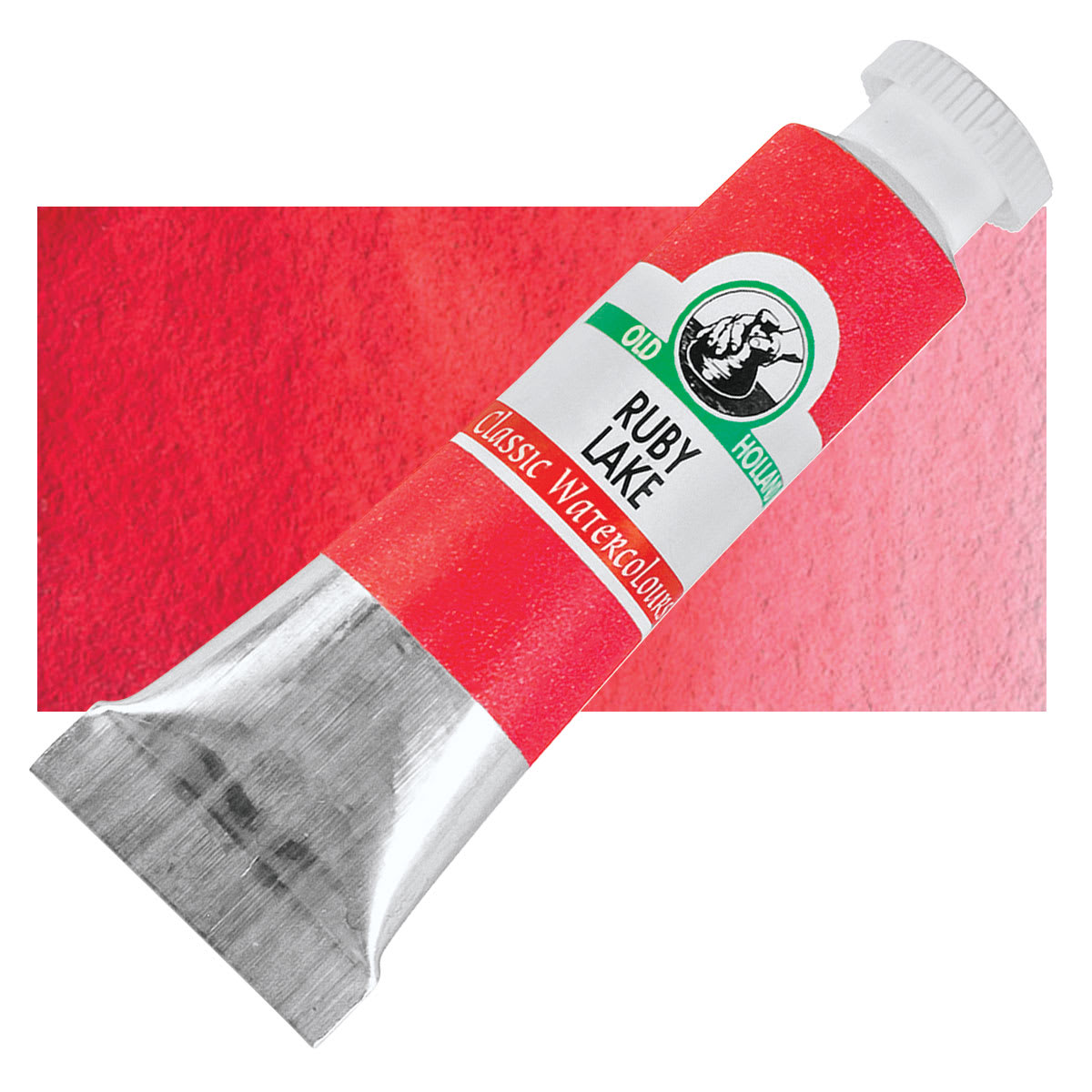 Old Holland Classic Artist Watercolor - Ruby Lake, 6 ml tube and swatch