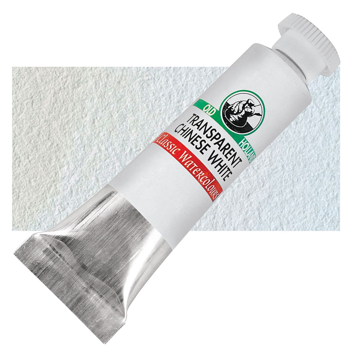 Old Holland Classic Artist Watercolor - Transparent Chinese White, 6 ml tube and swatch