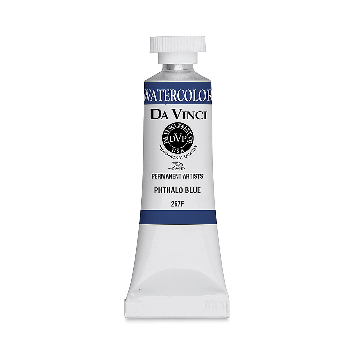 Da Vinci Artists' Permanent Watercolor - Phthalo Blue, 15 ml tube
