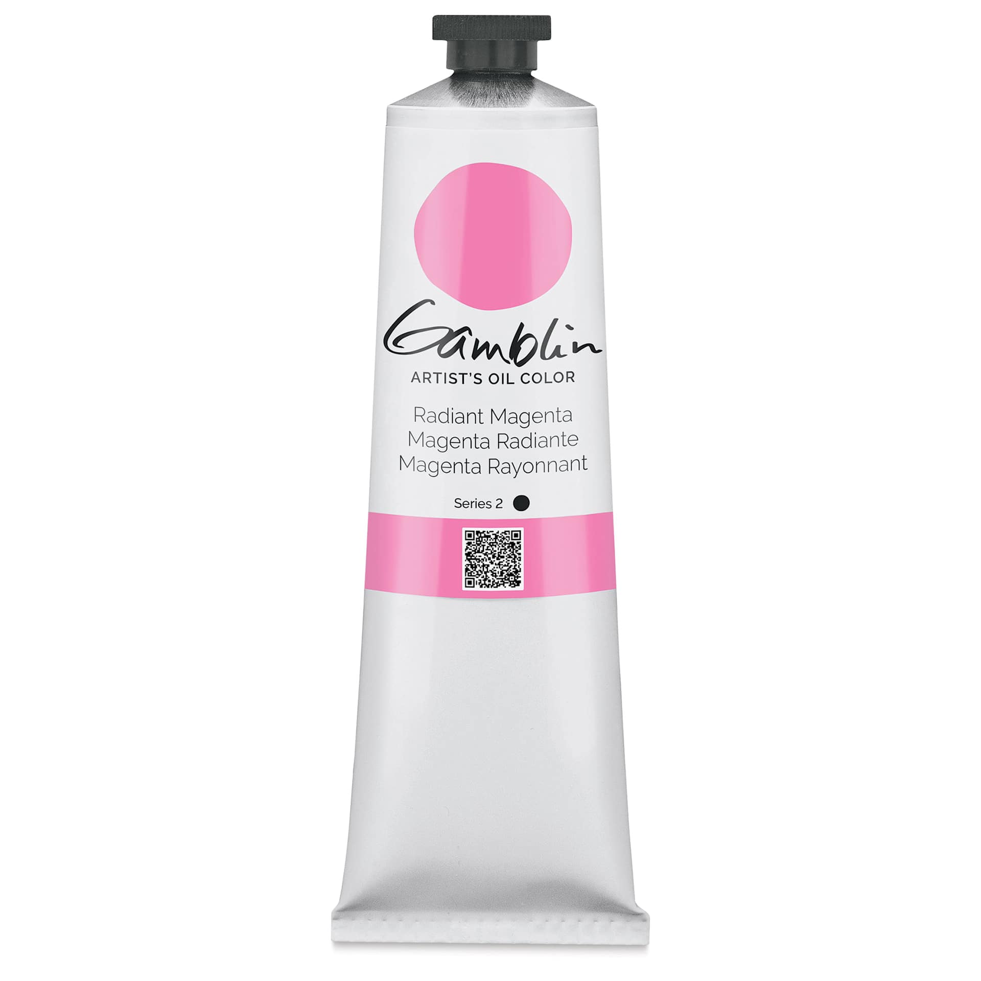 Gamblin Artist's Oil Color - Radiant Magenta, 150 ml tube