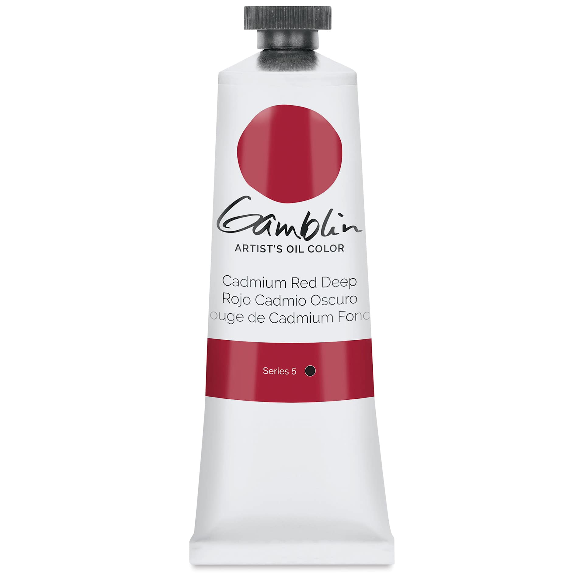 Gamblin Artist's Oil Color - Cadmium Red Deep, 37 ml tube