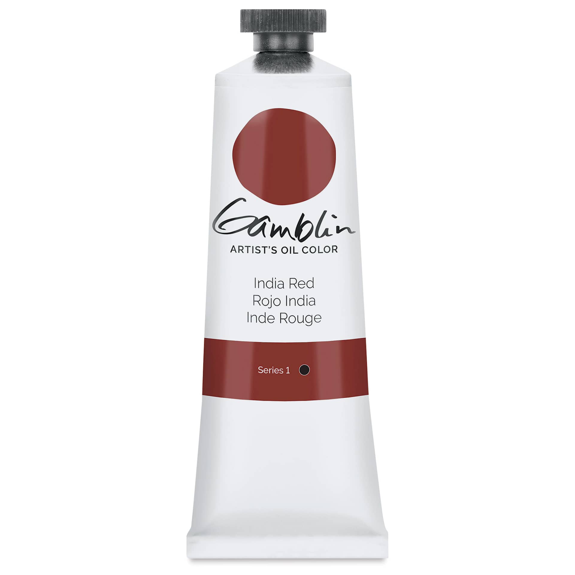 Gamblin Artist's Oil Color - India Red, 37 ml tube