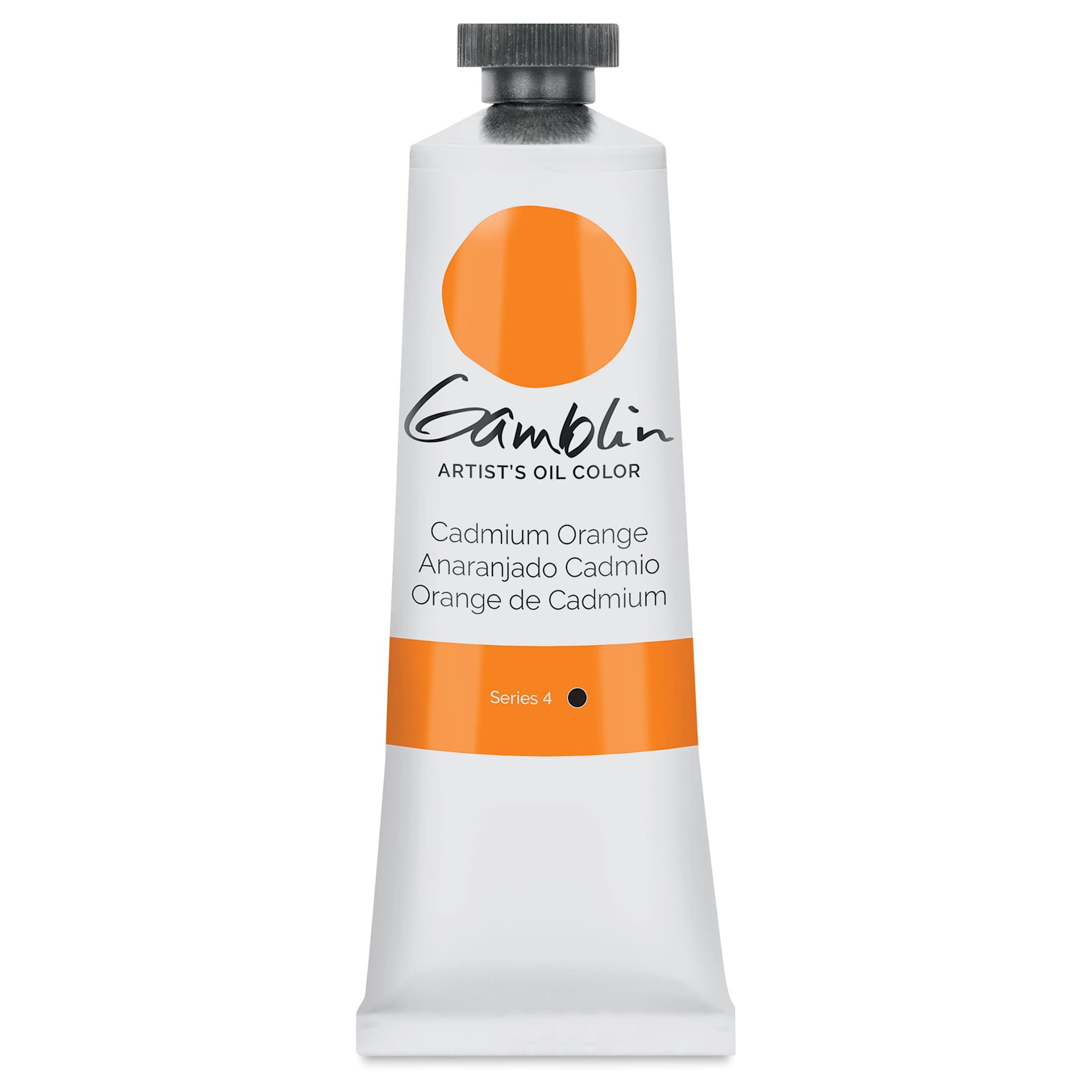 Gamblin Artist's Oil Color - Cadmium Orange, 37 ml tube