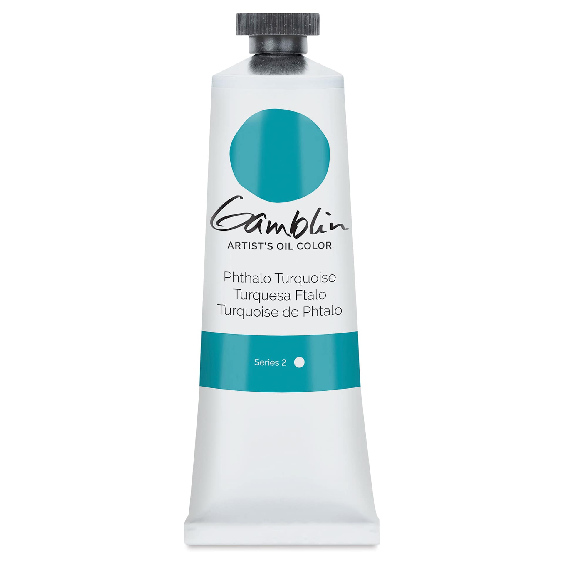 Gamblin Artist's Oil Color - Phthalo Turquoise, 37 ml tube