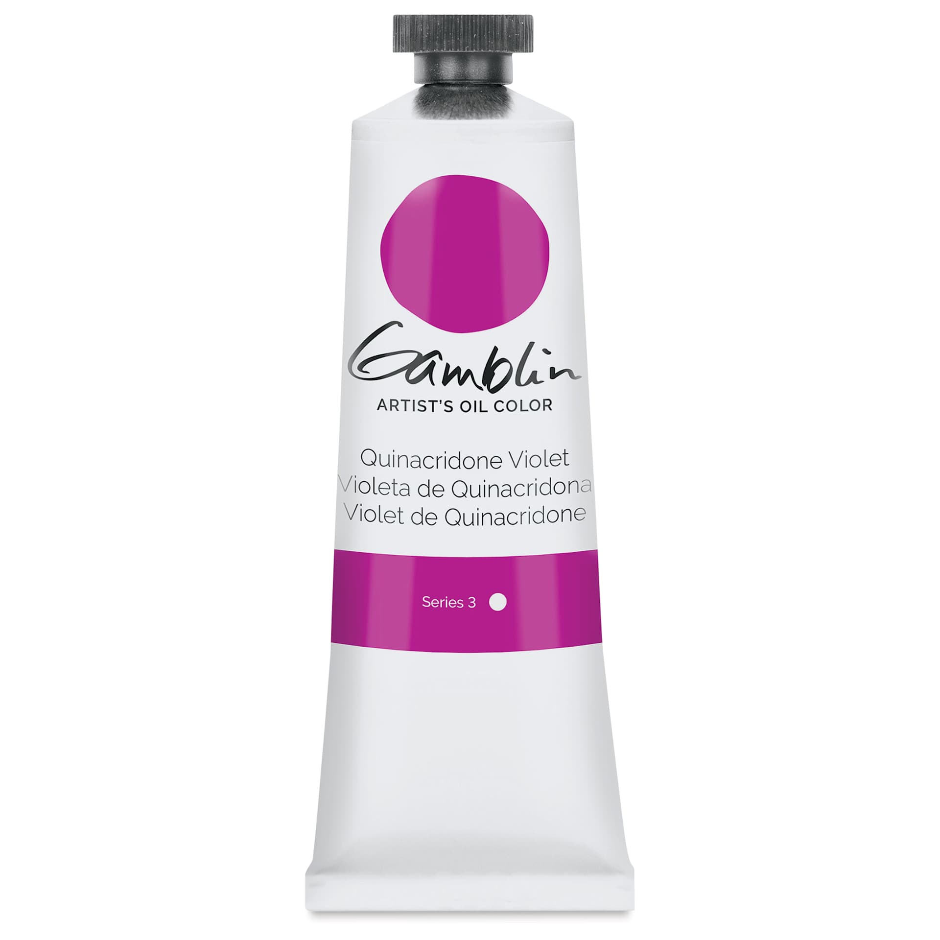 Gamblin Artist's Oil Color - Quinacridone Violet, 37 ml tube