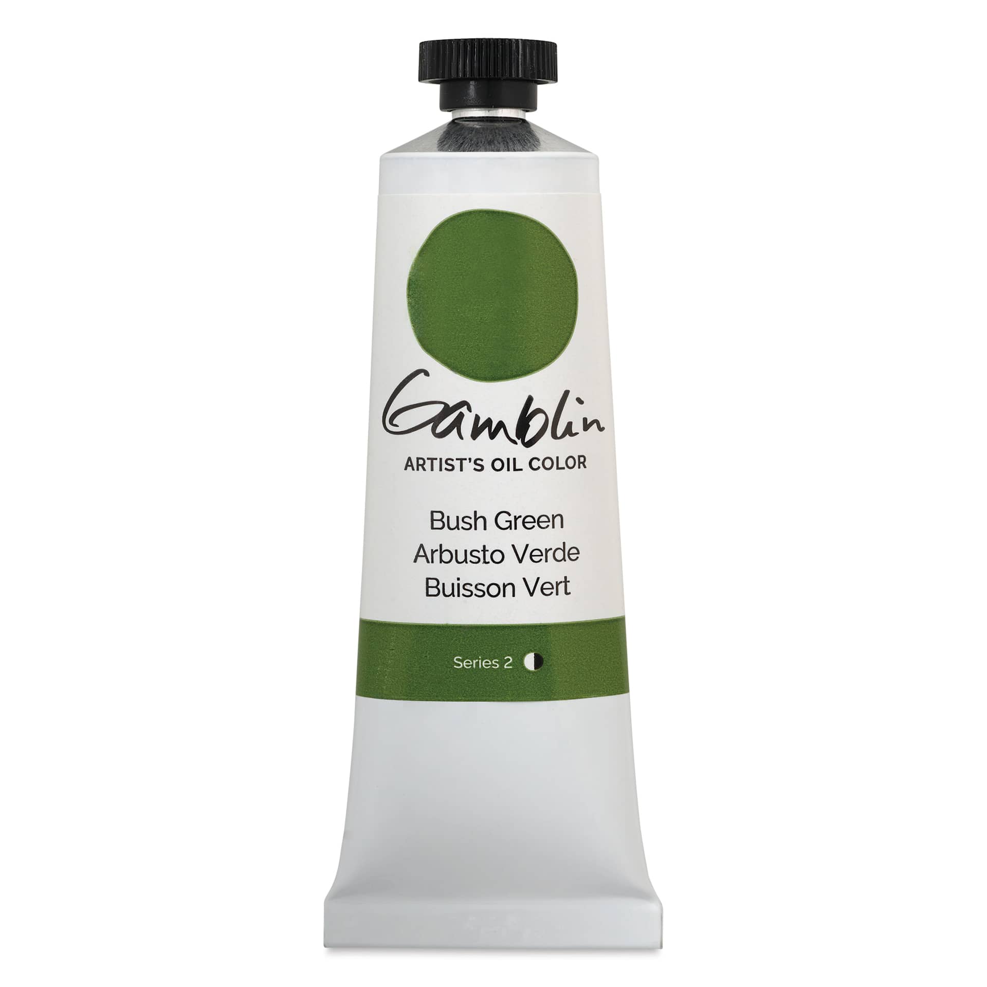 Gamblin Artist's Oil Color - Bush Green, 37 ml tube