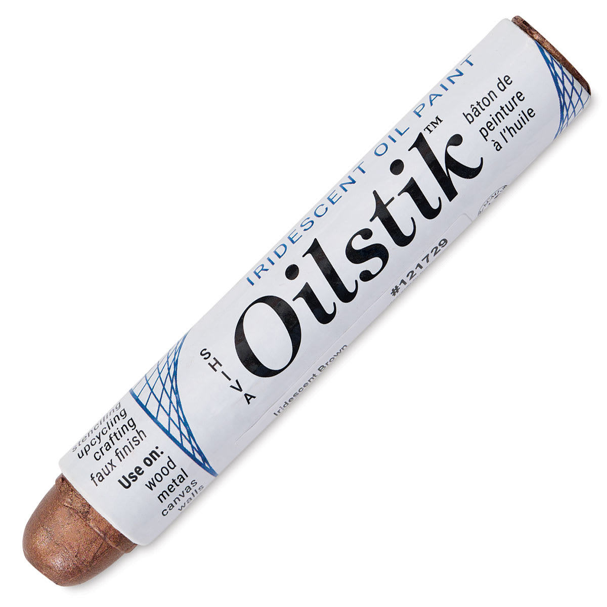 Shiva Oilstik Oil Paint - Iridescent Brown (Front)