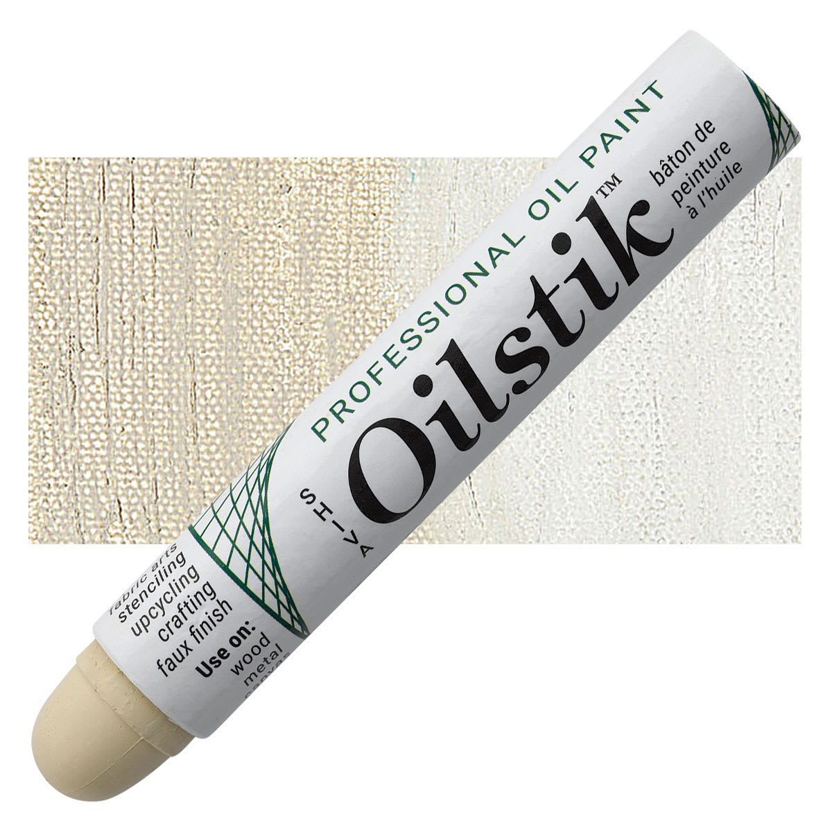 Shiva Oilstik Oil Paint - Sandstone oilstik and swatch