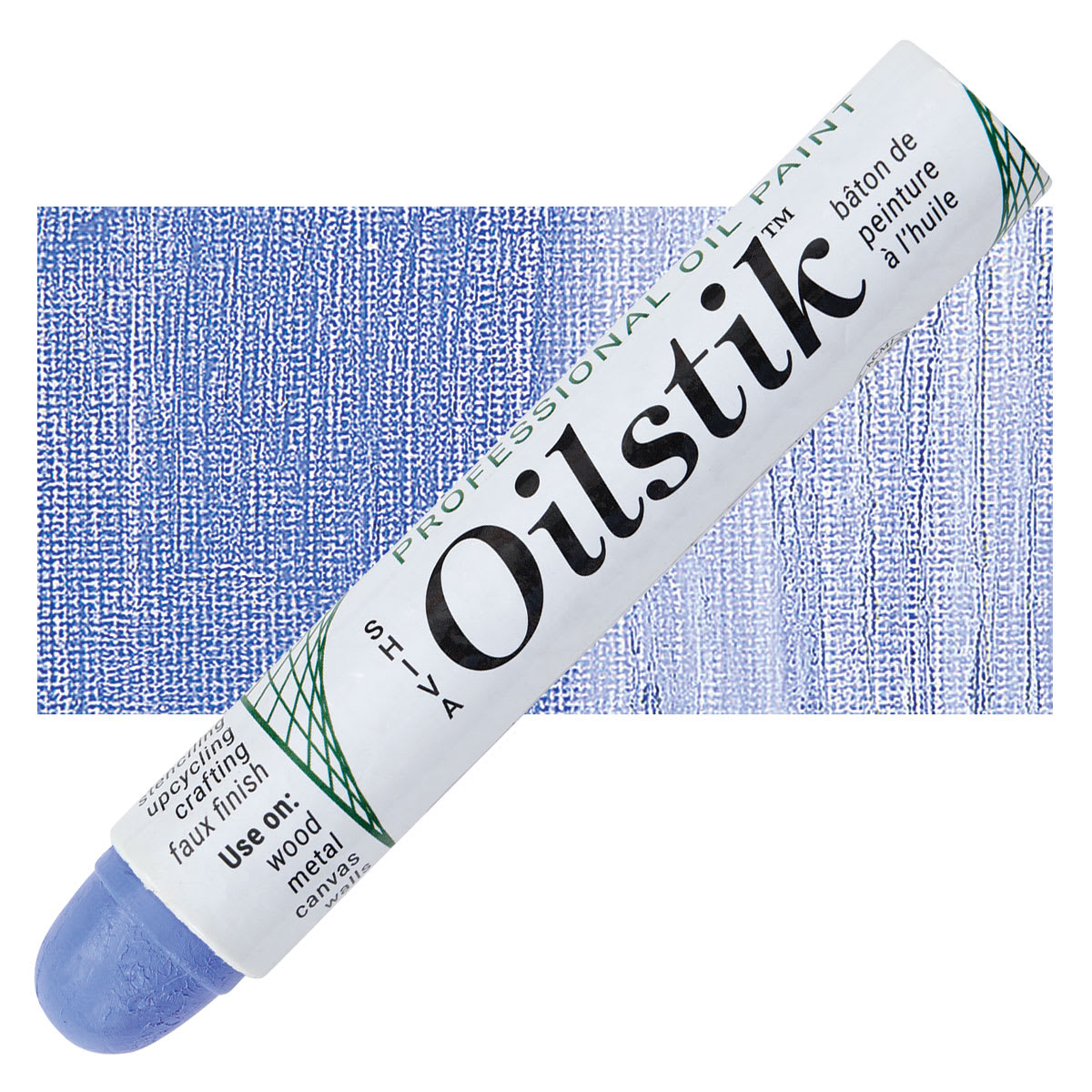 Shiva Oilstik Oil Paint - Periwinkle oilstik and swatch