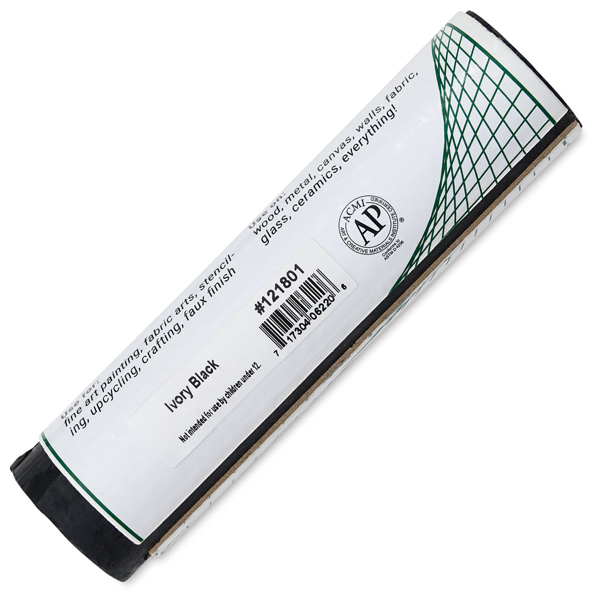 Shiva Oilstik Oil Paint - Ivory Black, Jumbo (Back)