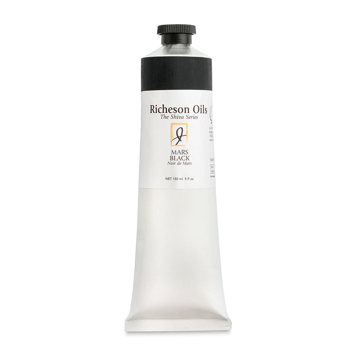 Shiva Signature Artist Oil Color - Mars Black, 150 ml Tube