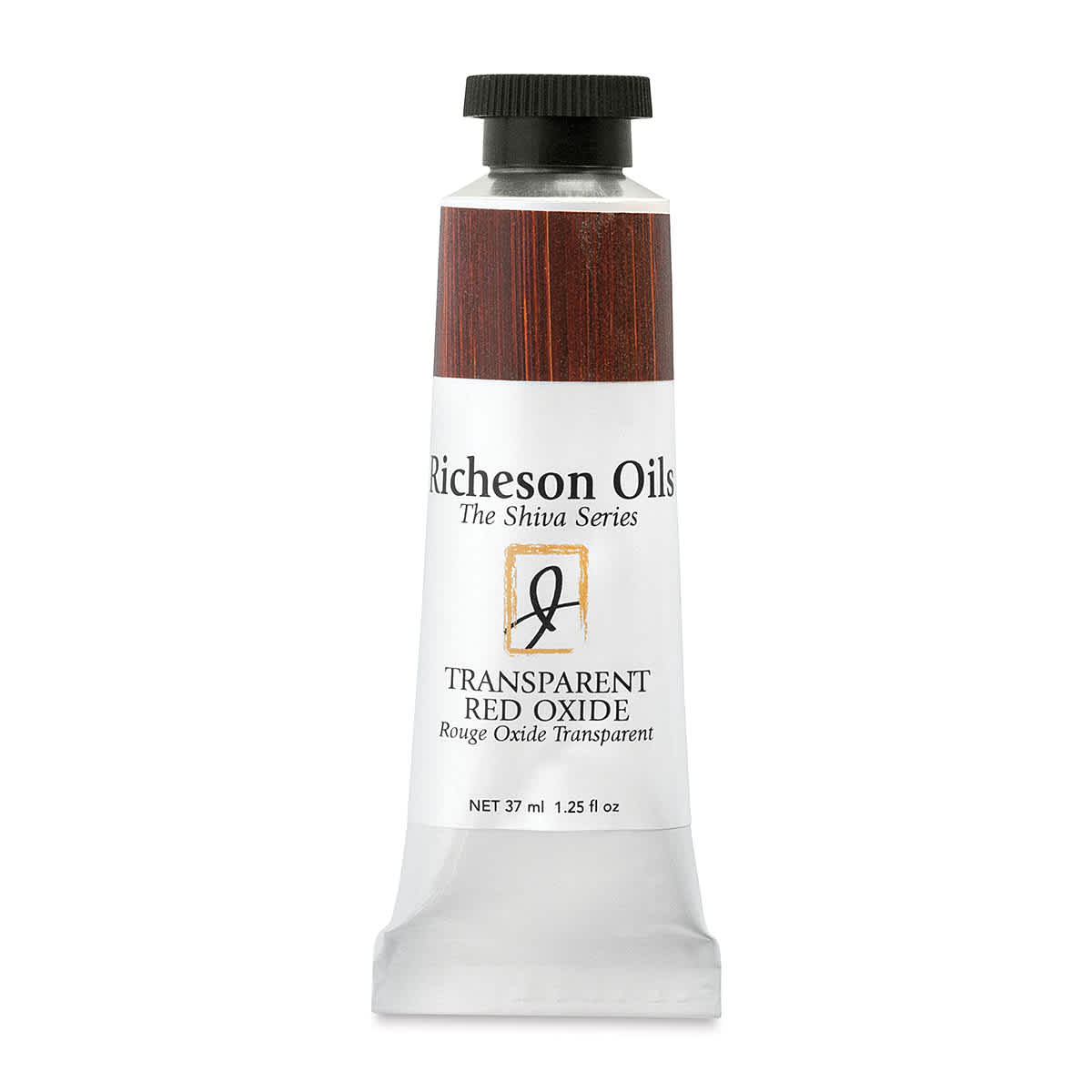 Shiva Signature Artist Oil Color - Transparent Red Oxide, 1.25 oz Tube