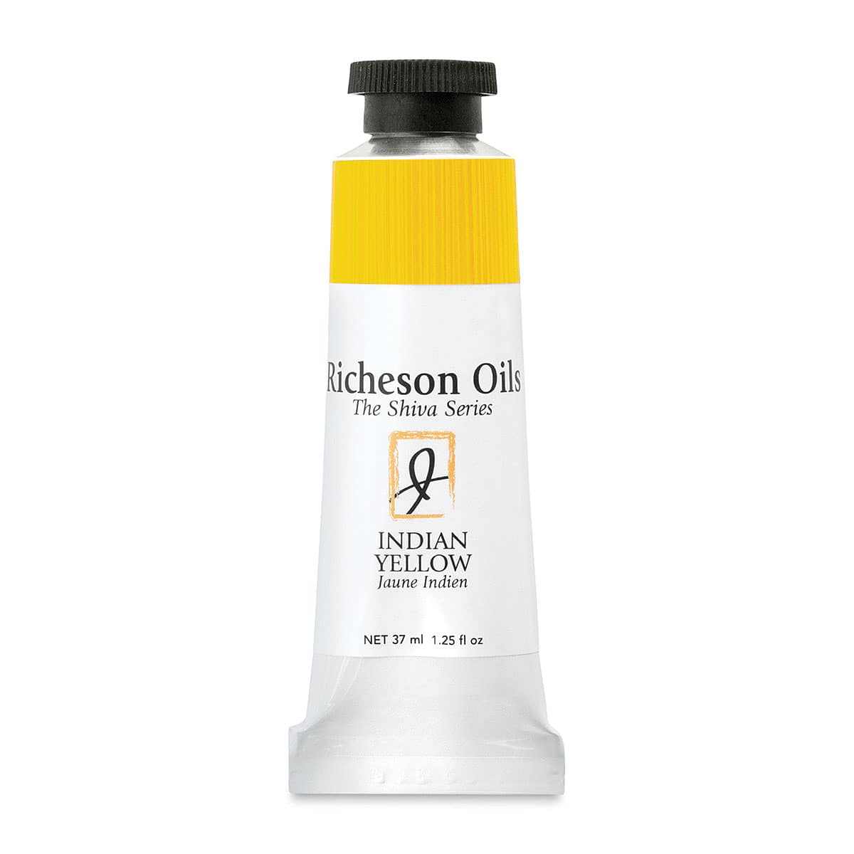 Shiva Signature Artist Oil Color - Indian Yellow, 1.25 oz Tube