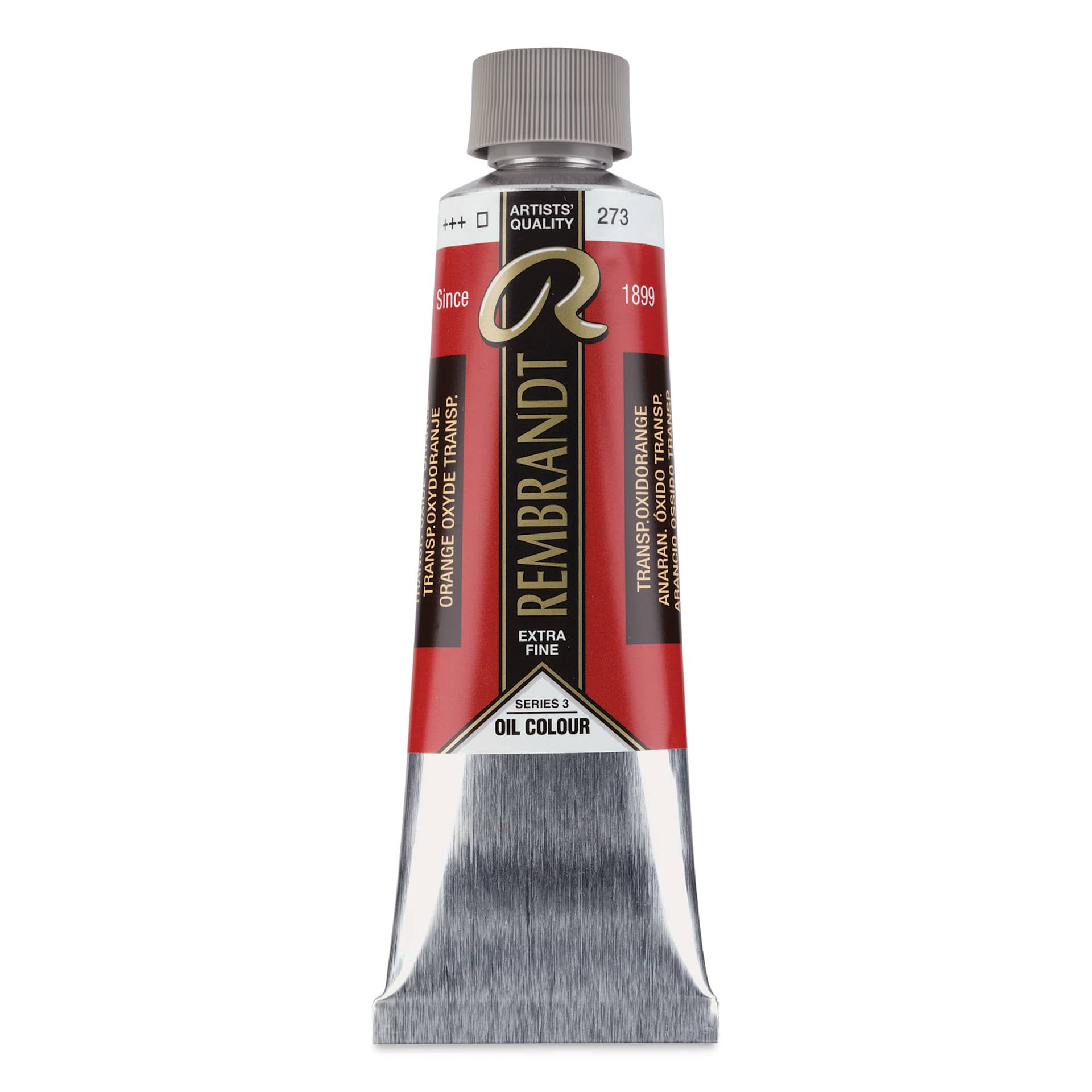 Rembrandt Artists' Oil Color - Transparent Oxide Orange, 150 ml tube