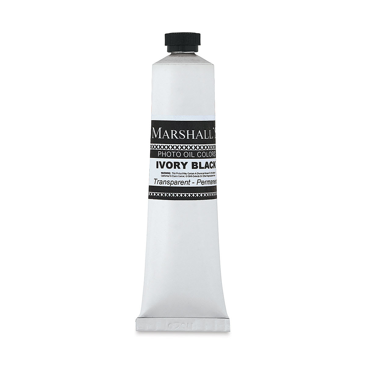 Marshall's Photo Oil Color - Ivory Black, 3/4" x 4" Tube