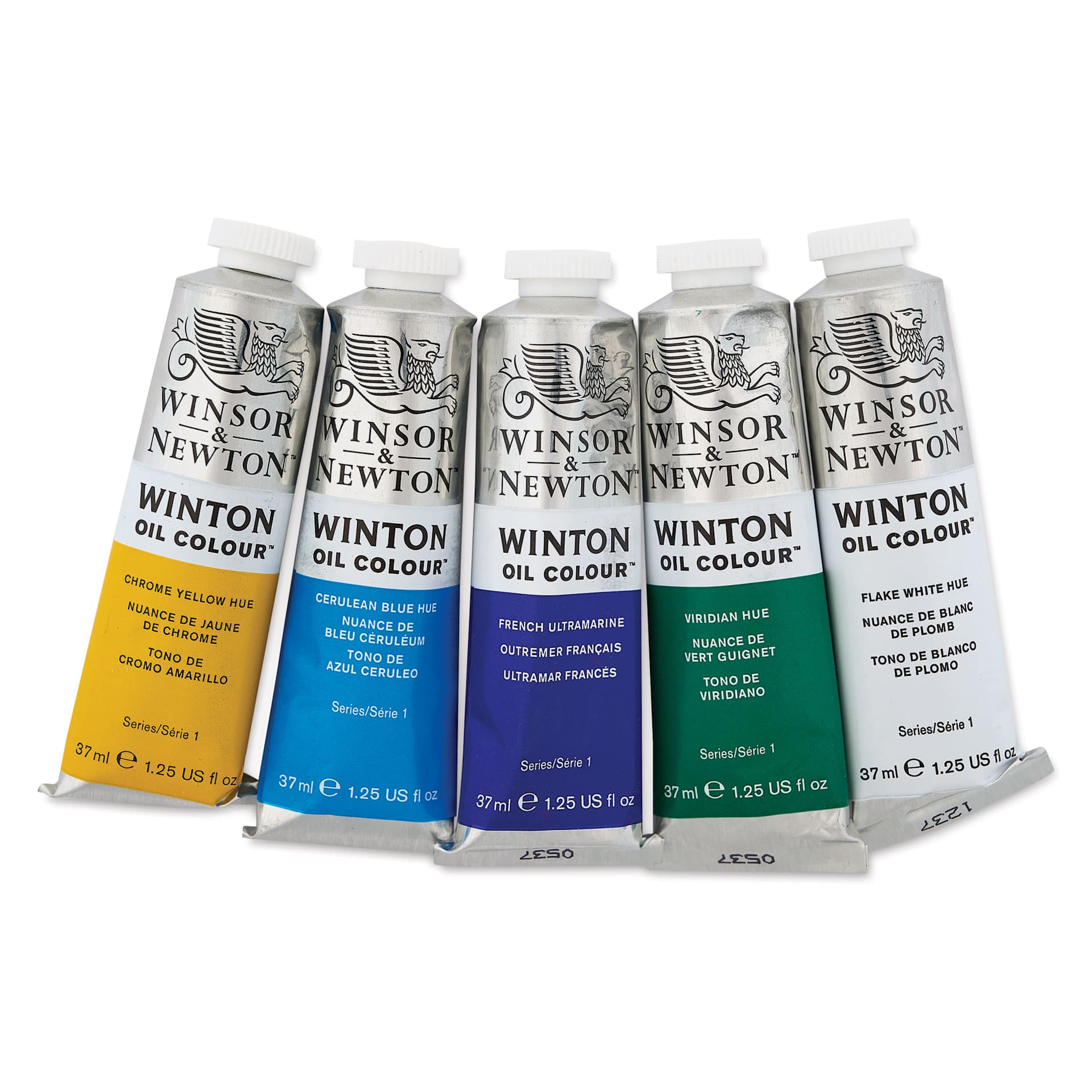 Winsor & Newton Winton Oil Colors - Seascape Set, Set of 5 colors, 37 ml tubes, contents