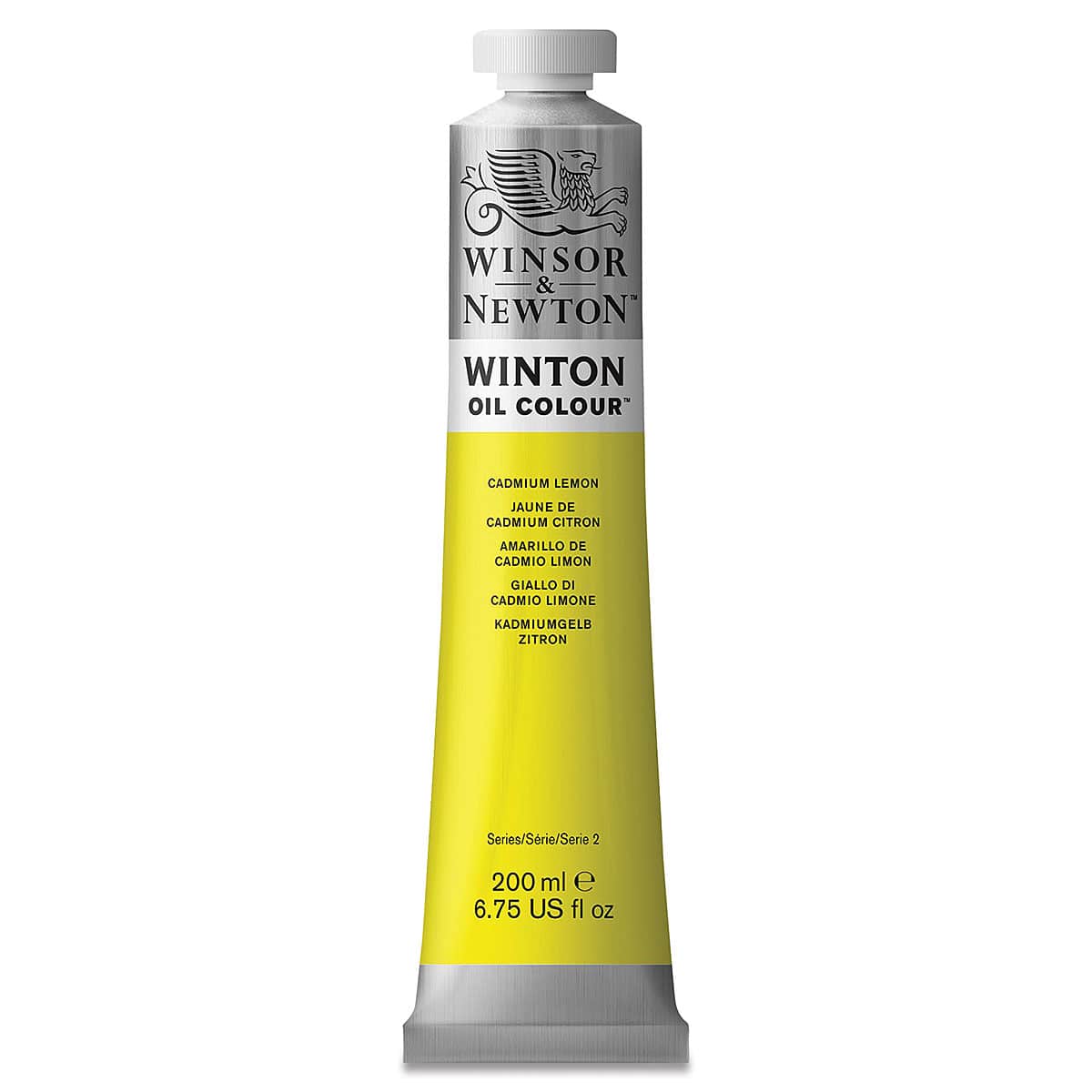 Winsor & Newton Winton Oil Color - Cadmium Lemon, 200 ml tube