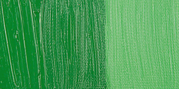 Grumbacher Pre-Tested Artists' Oil Color - Permanent Green Light swatch