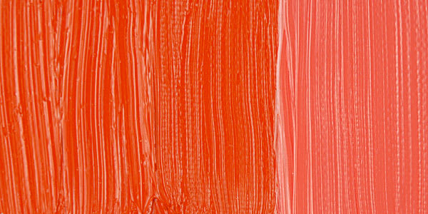 Winsor & Newton Artisan Water Mixable Oil Paint - Cadmium Red Light swatch