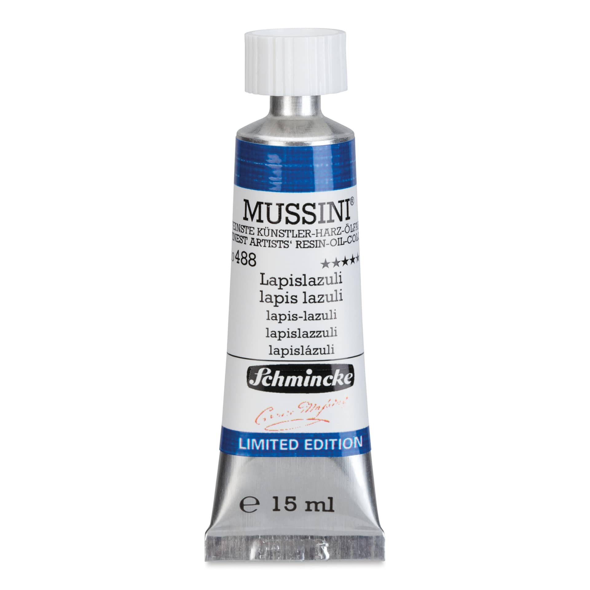 Schmincke Mussini Oil Color - Lapis Lazuli, 15 ml tube