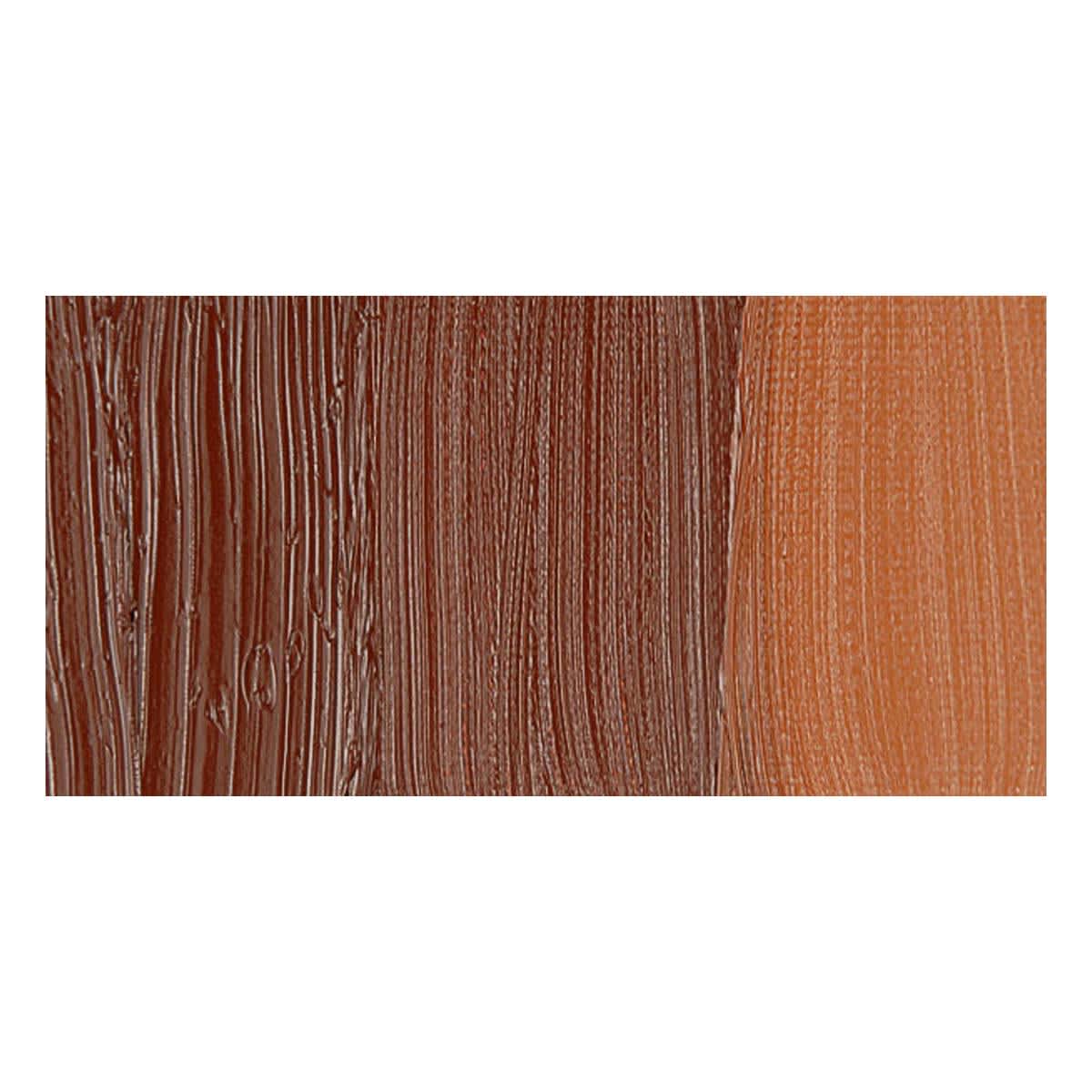 Holbein Duo Aqua Water Soluble Oil Paint - Burnt Sienna swatch