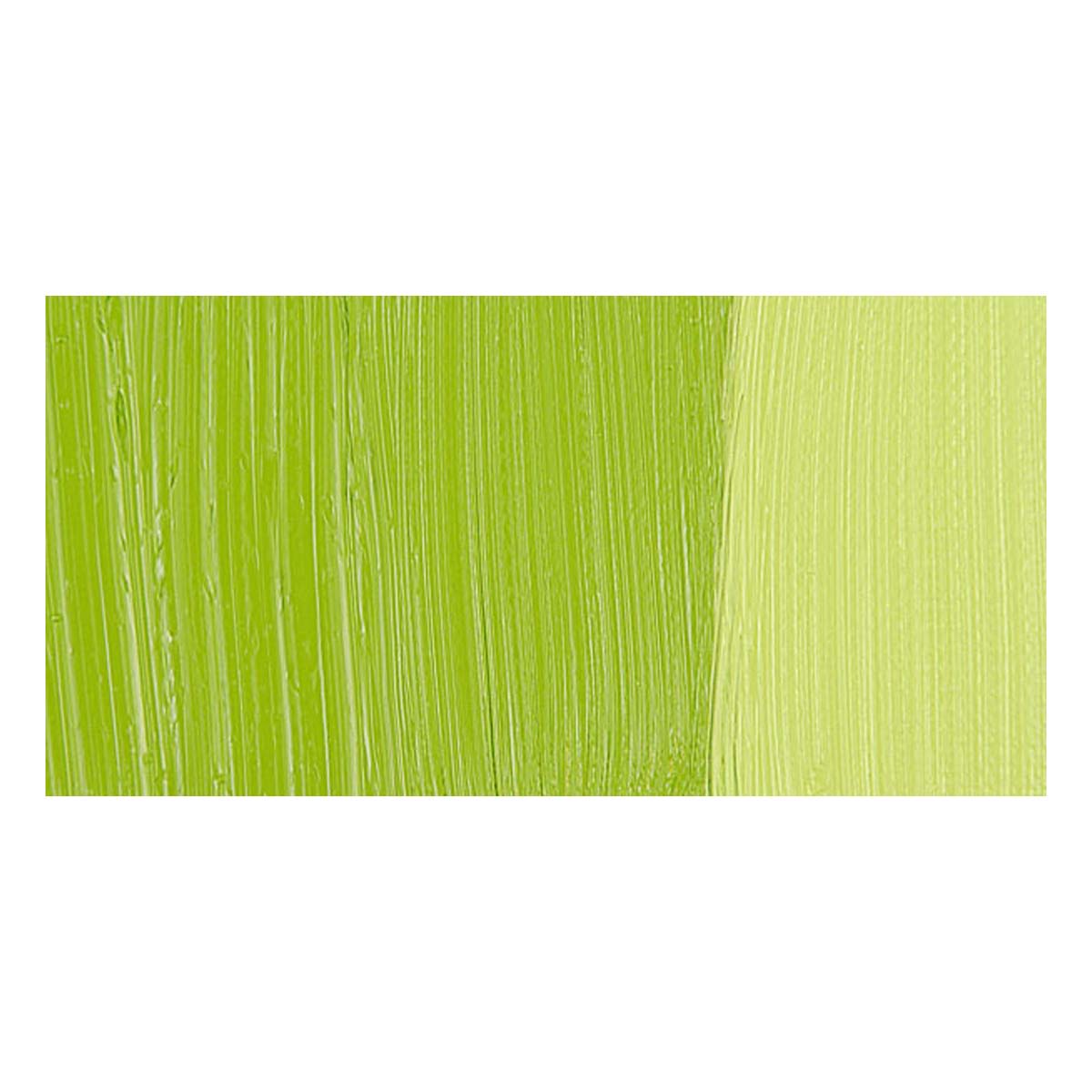 Holbein Duo Aqua Water Soluble Oil Paint - Yellow Green swatch