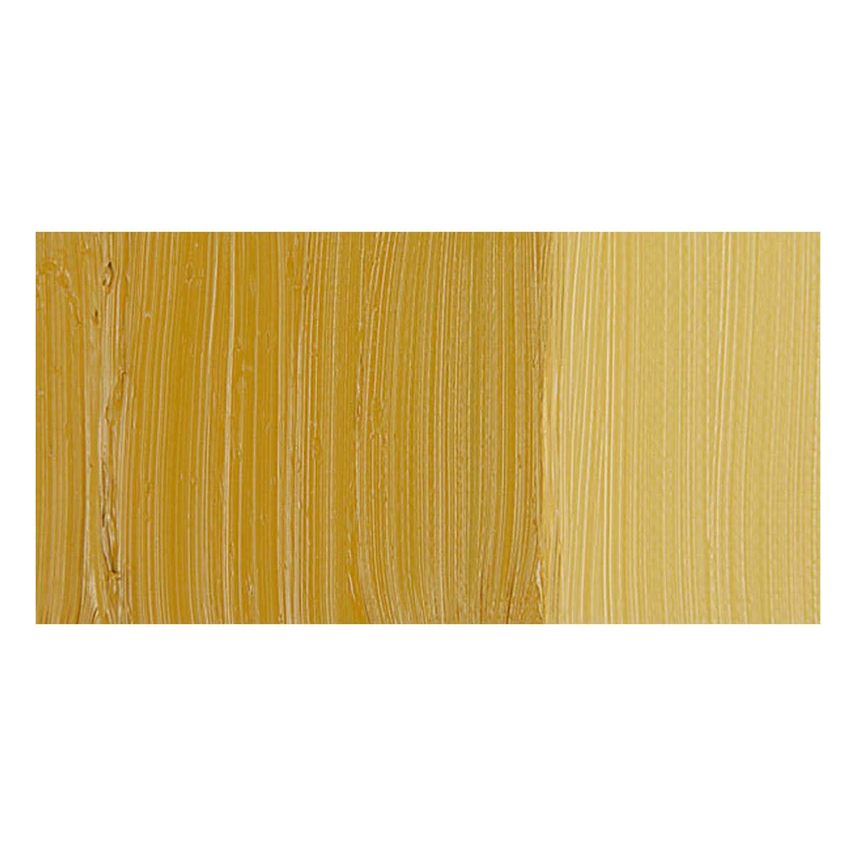 Holbein Duo Aqua Water Soluble Oil Paint - Yellow Ochre swatch