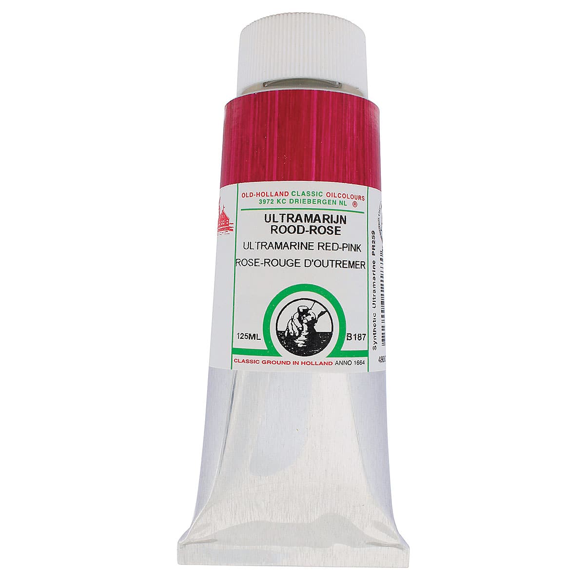 Old Holland Classic Oil Color - Ultramarine Red Pink, 125 ml tube