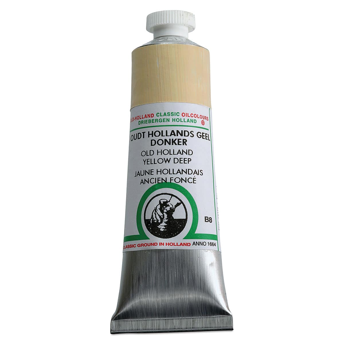 Old Holland Classic Oil Color - Old Holland Yellow Deep, 40 ml tube