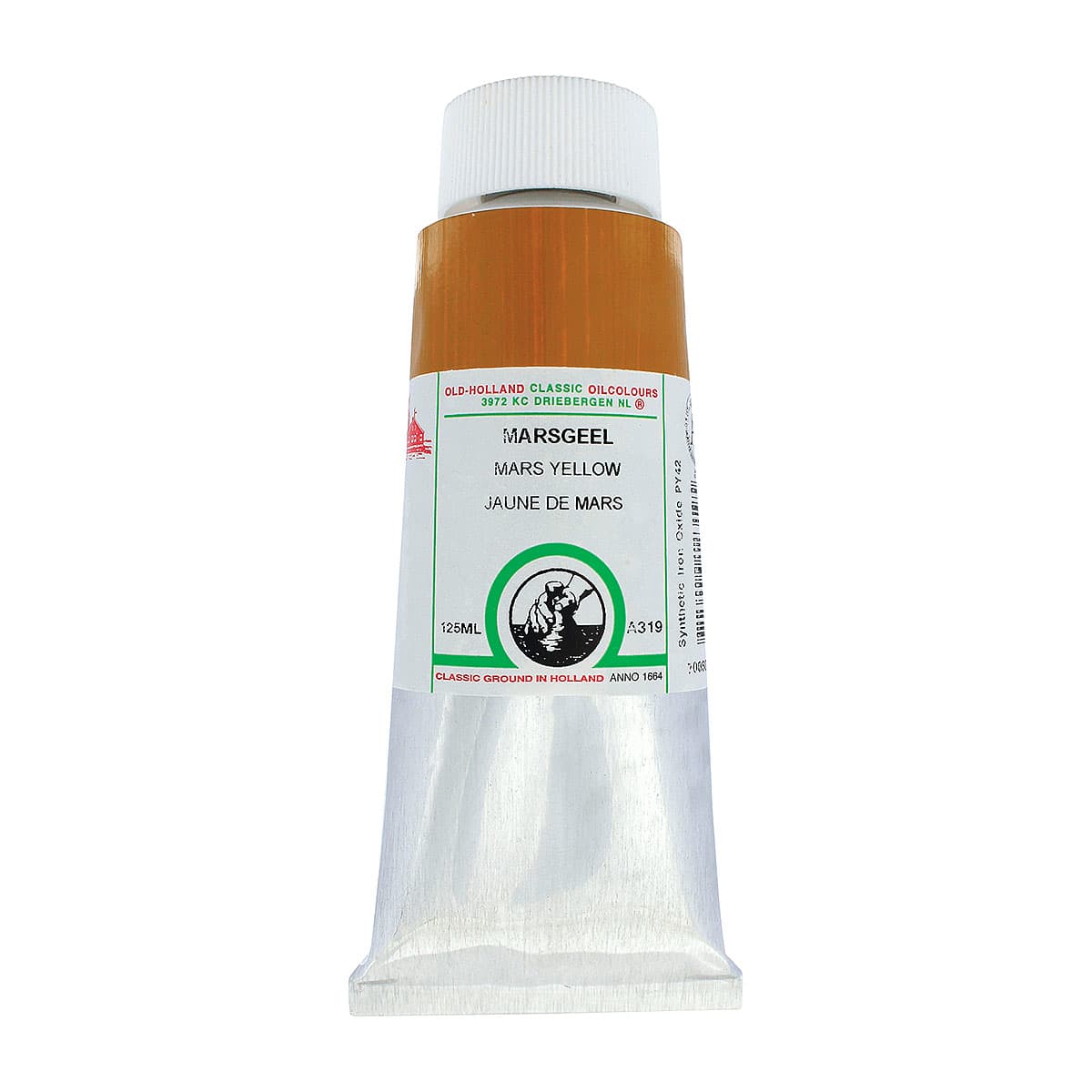 Old Holland Classic Oil Color - Mars Yellow, 125 ml tube