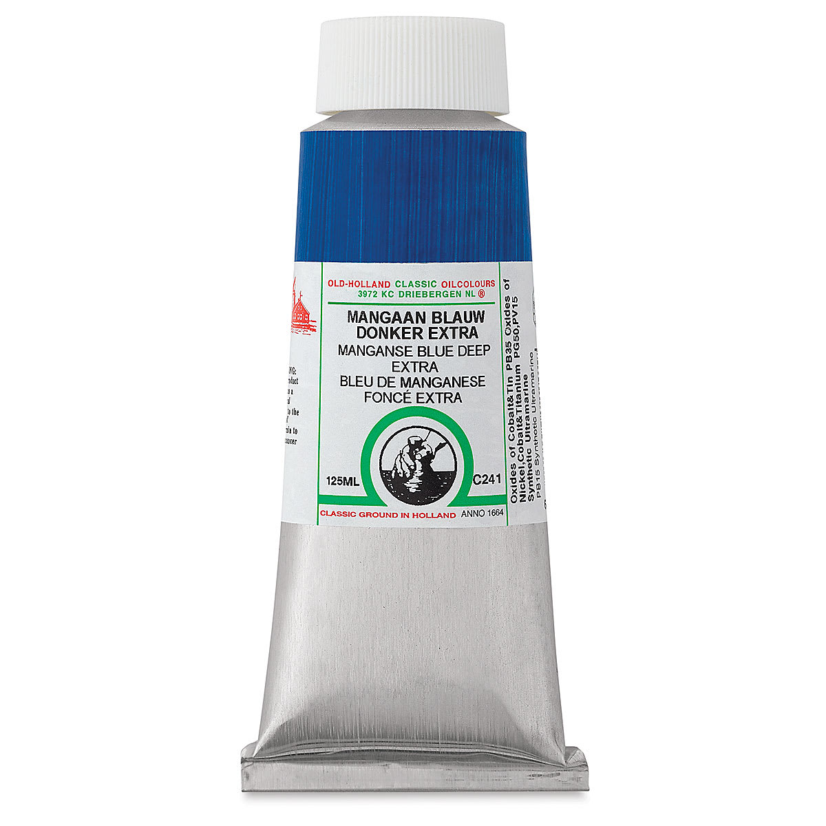 Old Holland Classic Oil Color - Manganese Blue Deep Extra, 125 ml tube