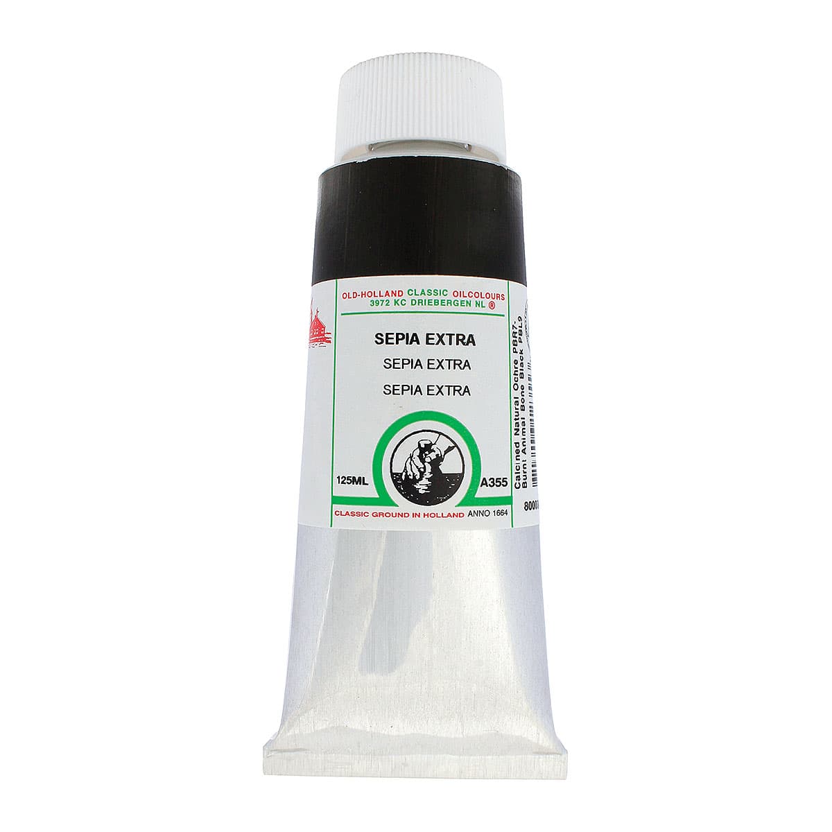 Old Holland Classic Oil Color - Sepia Extra, 125 ml tube