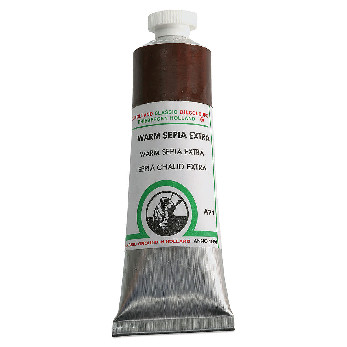 Old Holland Classic Oil Color - Warm Sepia Extra, 40 ml tube