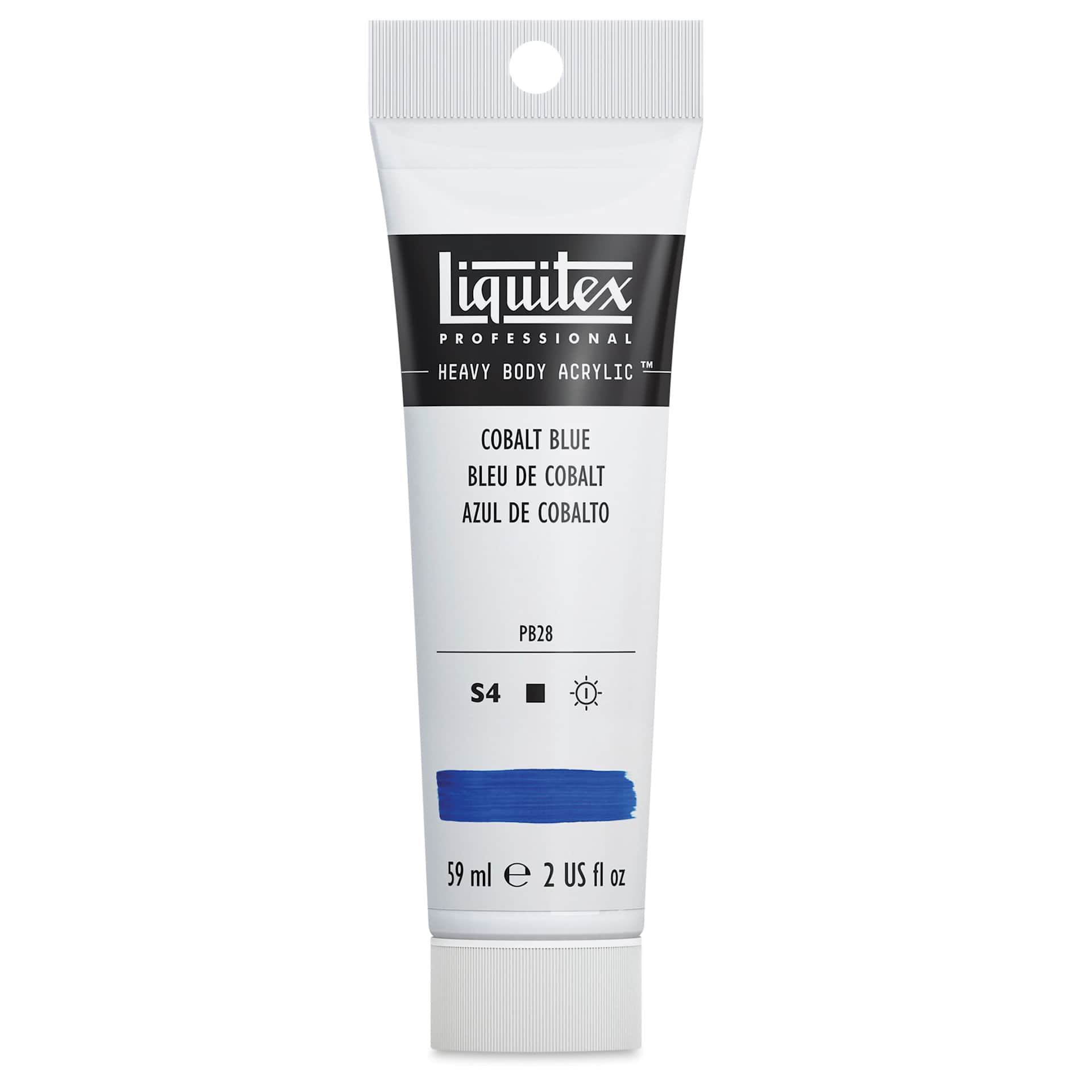 Liquitex Heavy Body Artist Acrylics - Cobalt Blue, 2 oz Tube