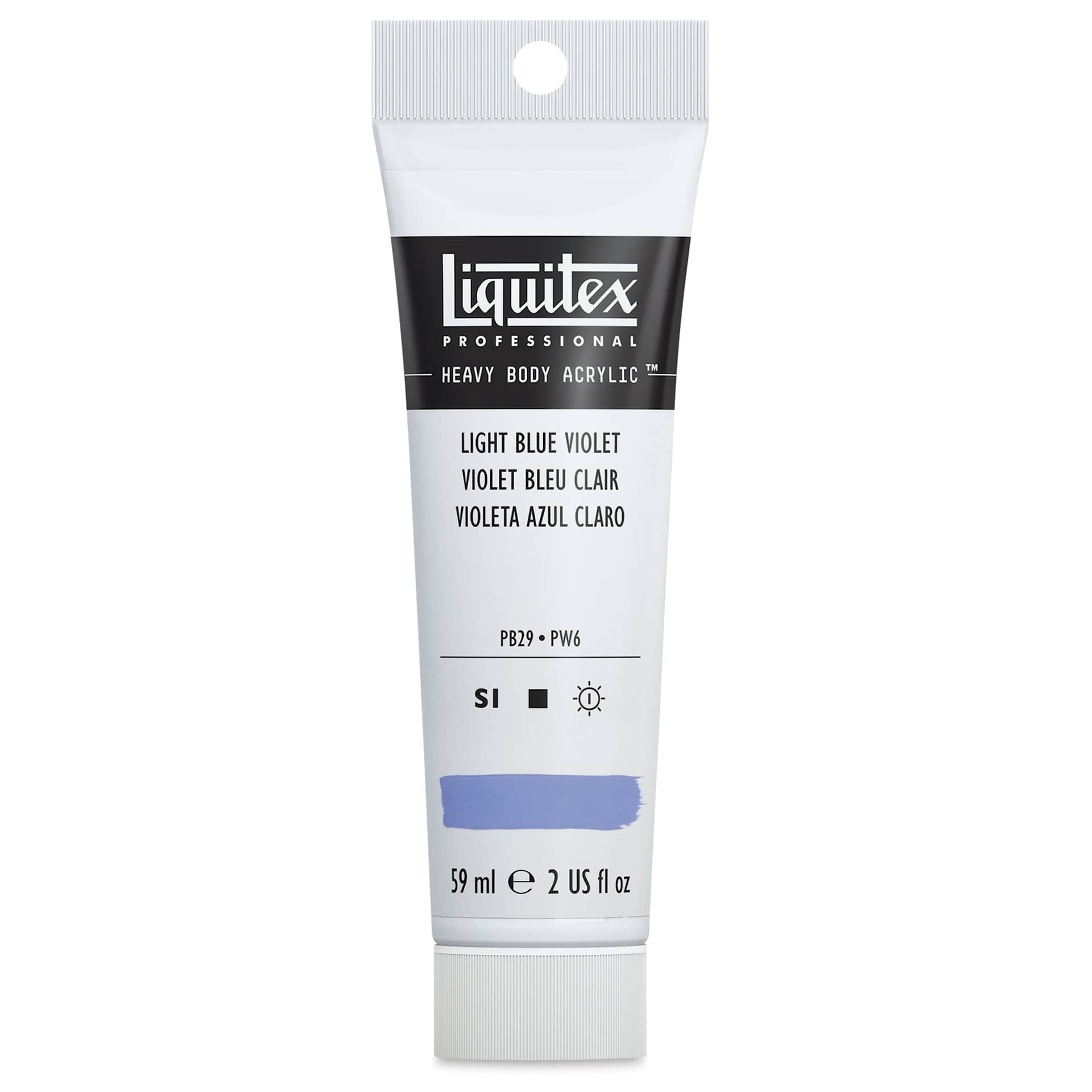 Liquitex Heavy Body Artist Acrylics - Light Blue Violet, 2 oz Tube