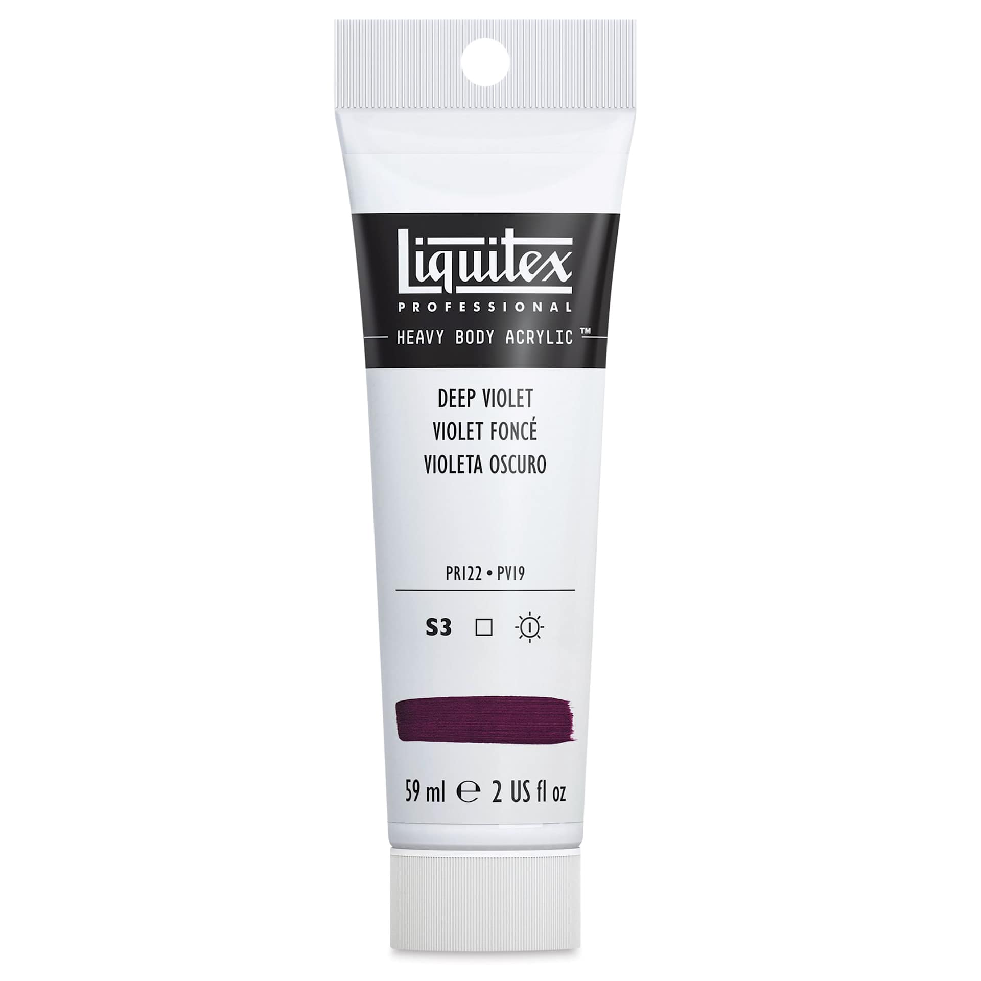 Liquitex Heavy Body Artist Acrylics - Deep Violet, 2 oz Tube