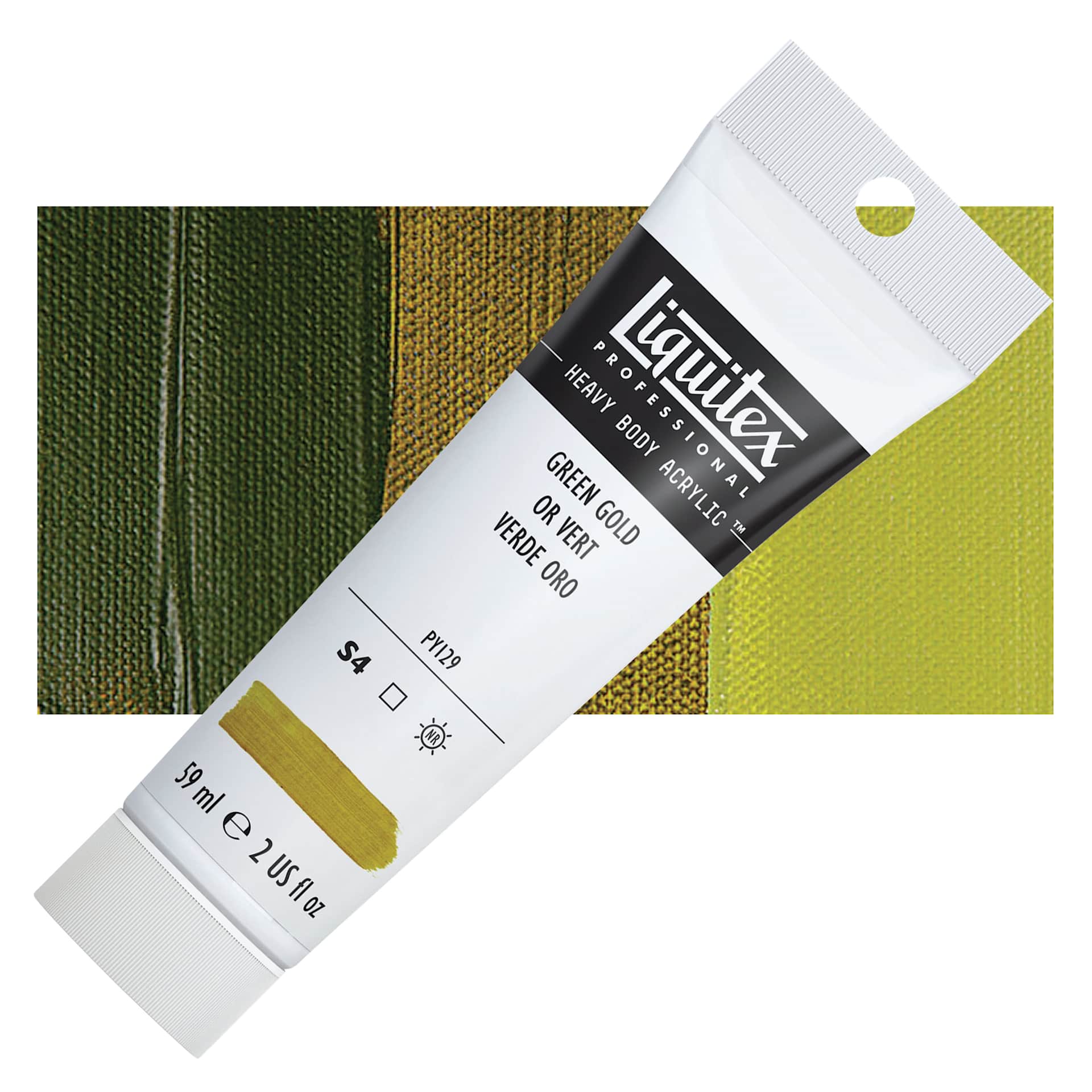 Liquitex Heavy Body Artist Acrylics - Green Gold, 2 oz Tube