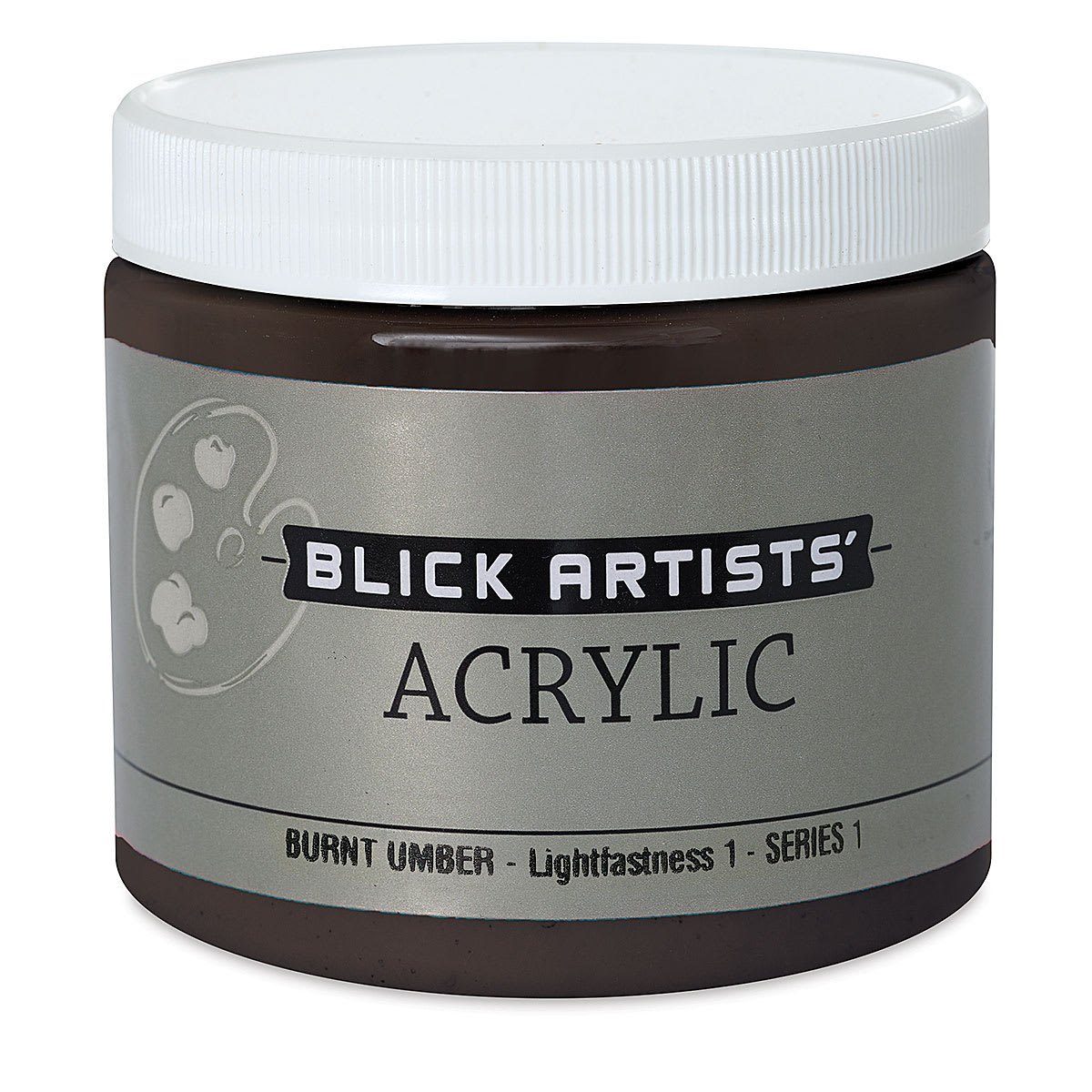 Blick Artists' Acrylic - Burnt Umber, 16 oz jar