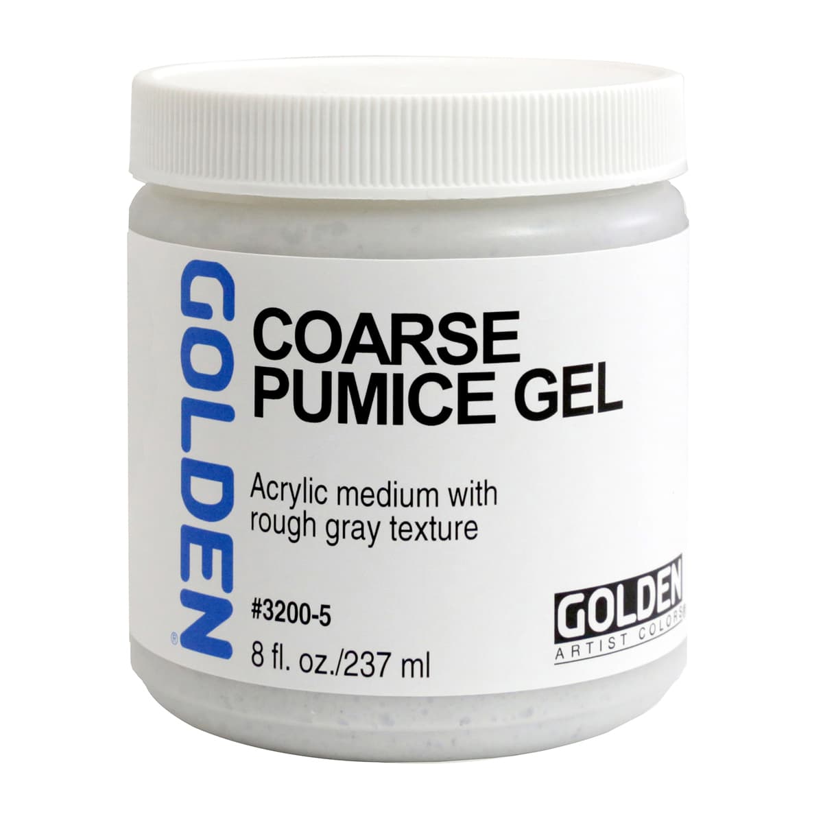 GEL MEDIUM 8 OZ COARSE PUMICE