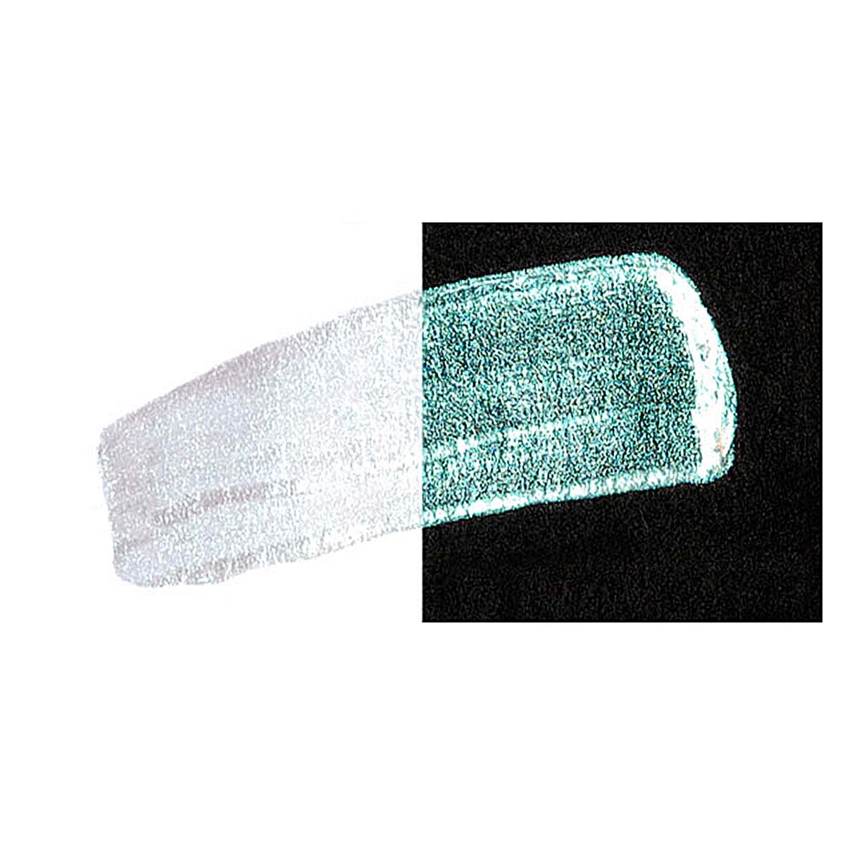 Golden Fluid Acrylic Paint - Intereference Green (Fine) swatch