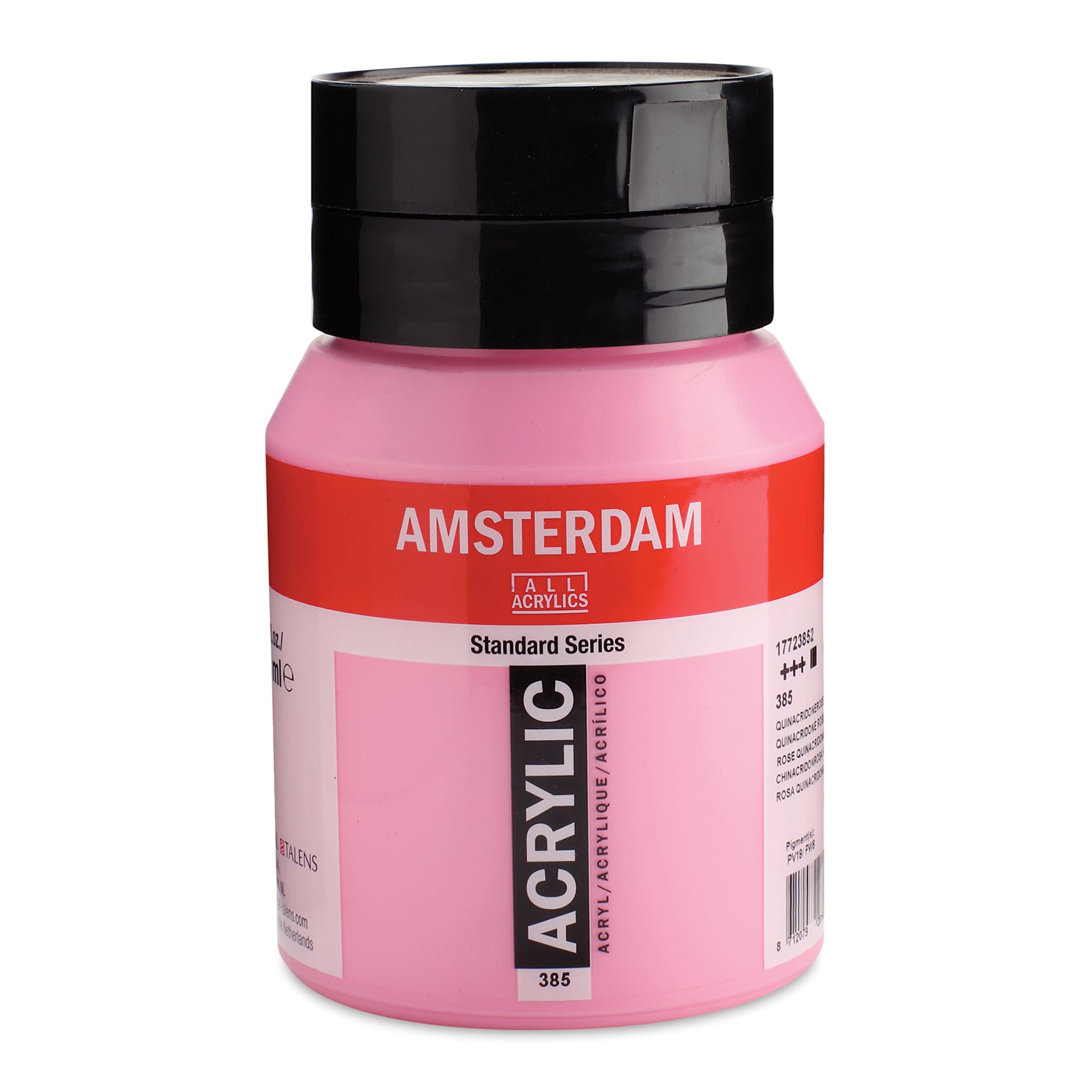 Amsterdam Standard Series Acrylic - Quinacridone Rose Light, 500 ml bottle