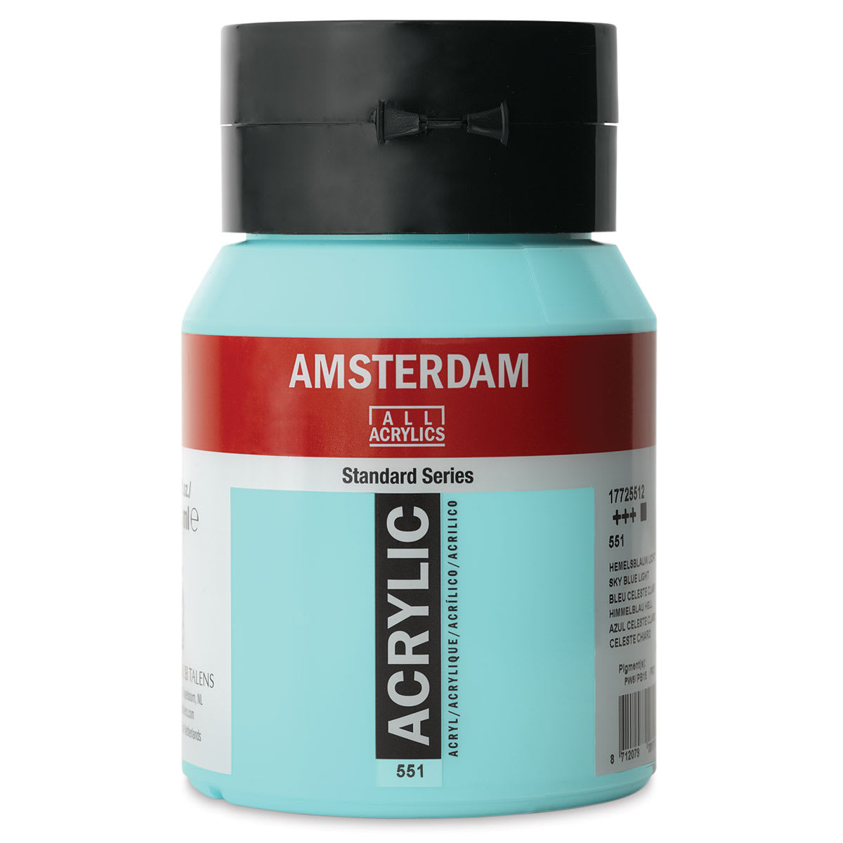 Amsterdam Standard Series Acrylic - Sky Blue Light, 500 ml, Bottle