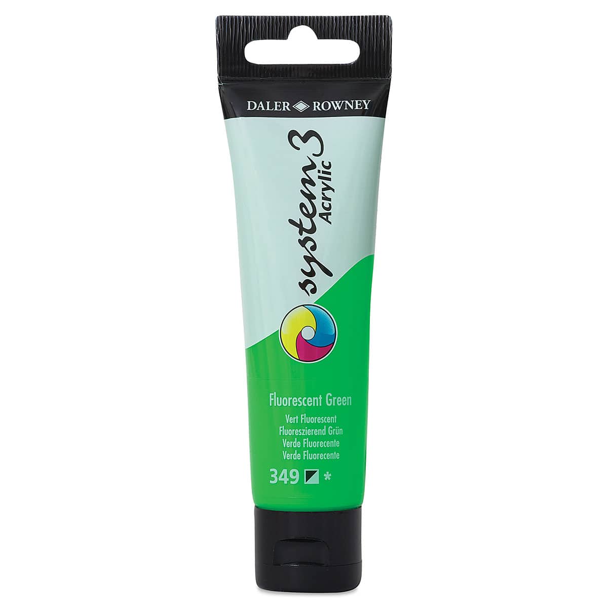 Daler-Rowney System3 Acrylic - Fluorescent Green, 59 ml